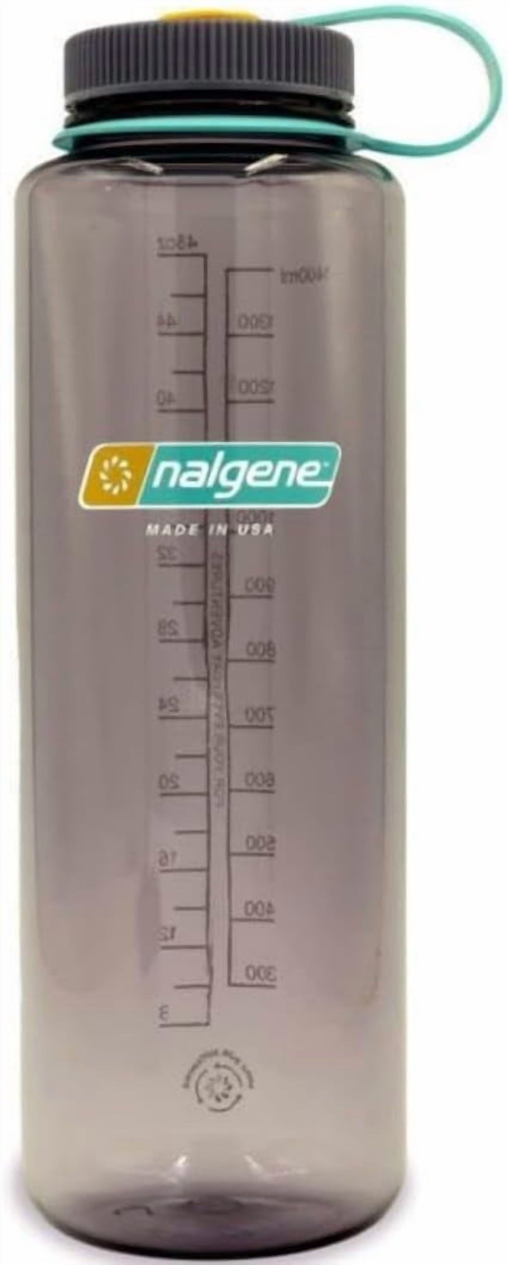 Nalgene Sustain Tritan BPA-Free Water  Made with Material Derived from 50% Plastic Waste (using ISCC certified mass balance), 48 OZ, Wide Mouth, Aubergine - Pick 279