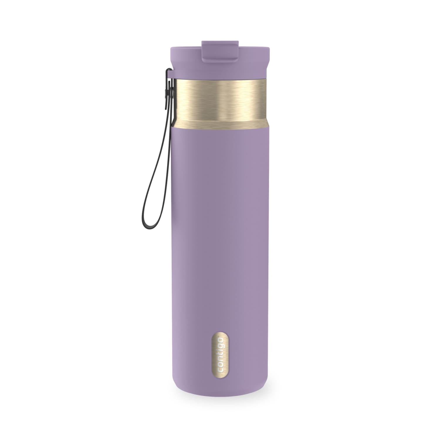 Contigo DualSip 24 oz Leakproof Insulated Water Bottle with Carrying Strap and 2-Way Lid - Pick 876