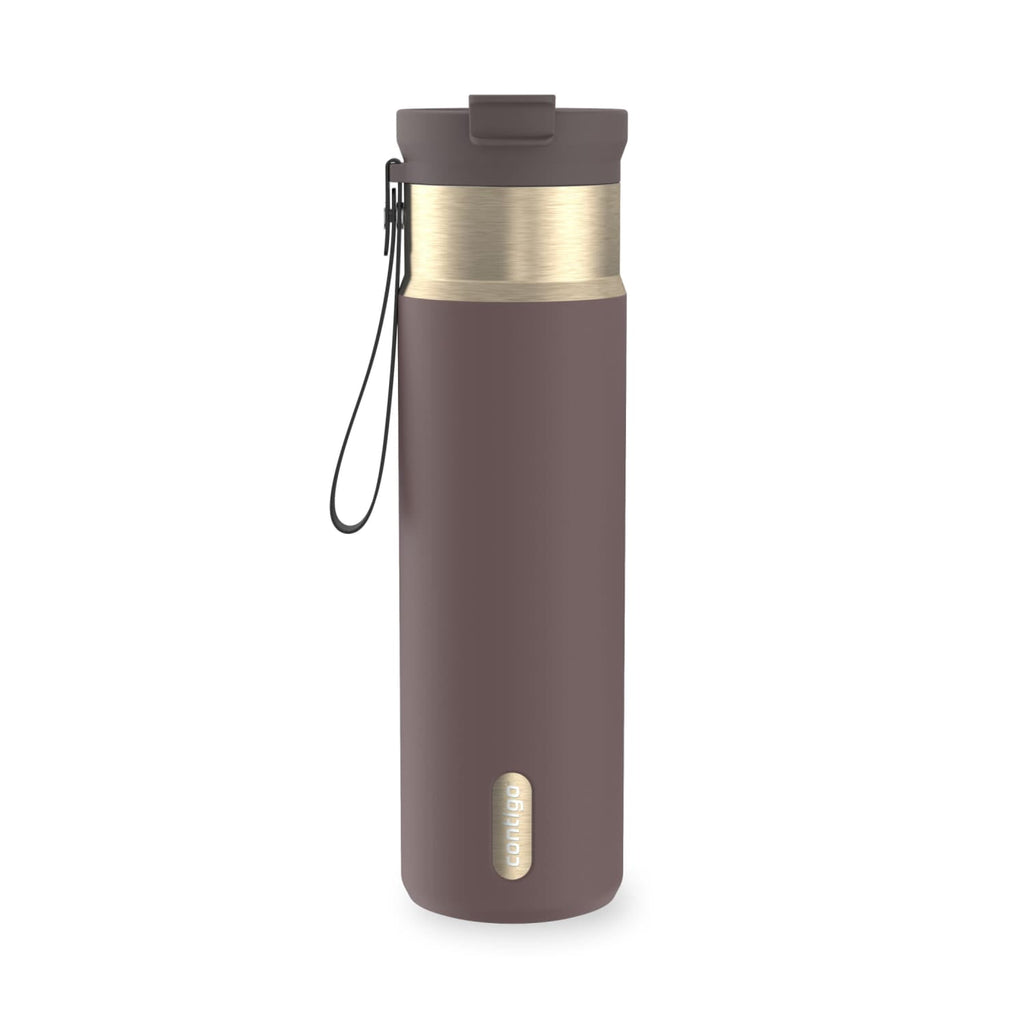 Contigo DualSip 24 oz Leakproof Insulated Water Bottle with Carrying Strap and 2-Way Lid - Pick 876