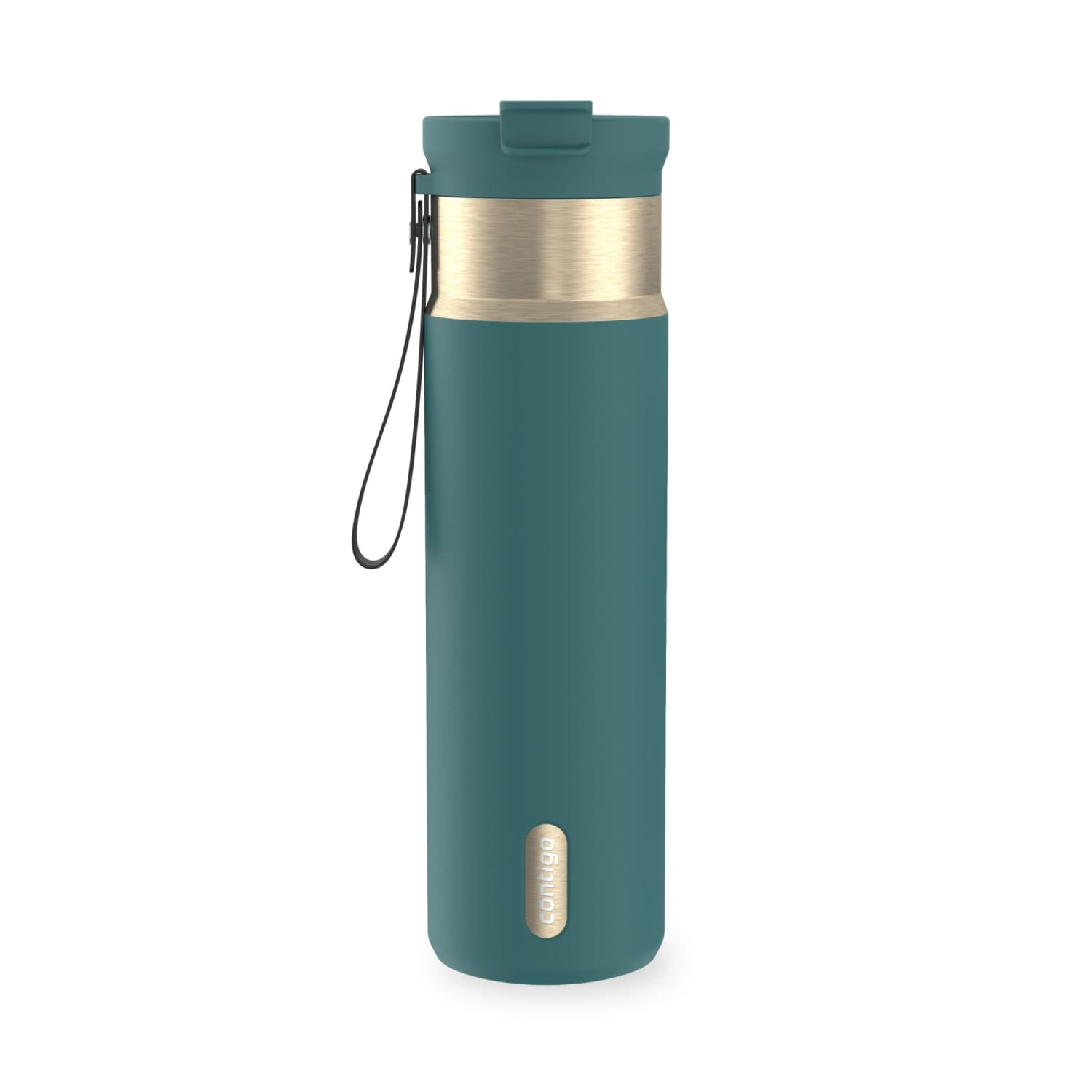 Contigo DualSip 24 oz Leakproof Insulated Water Bottle with Carrying Strap and 2-Way Lid - Pick 876