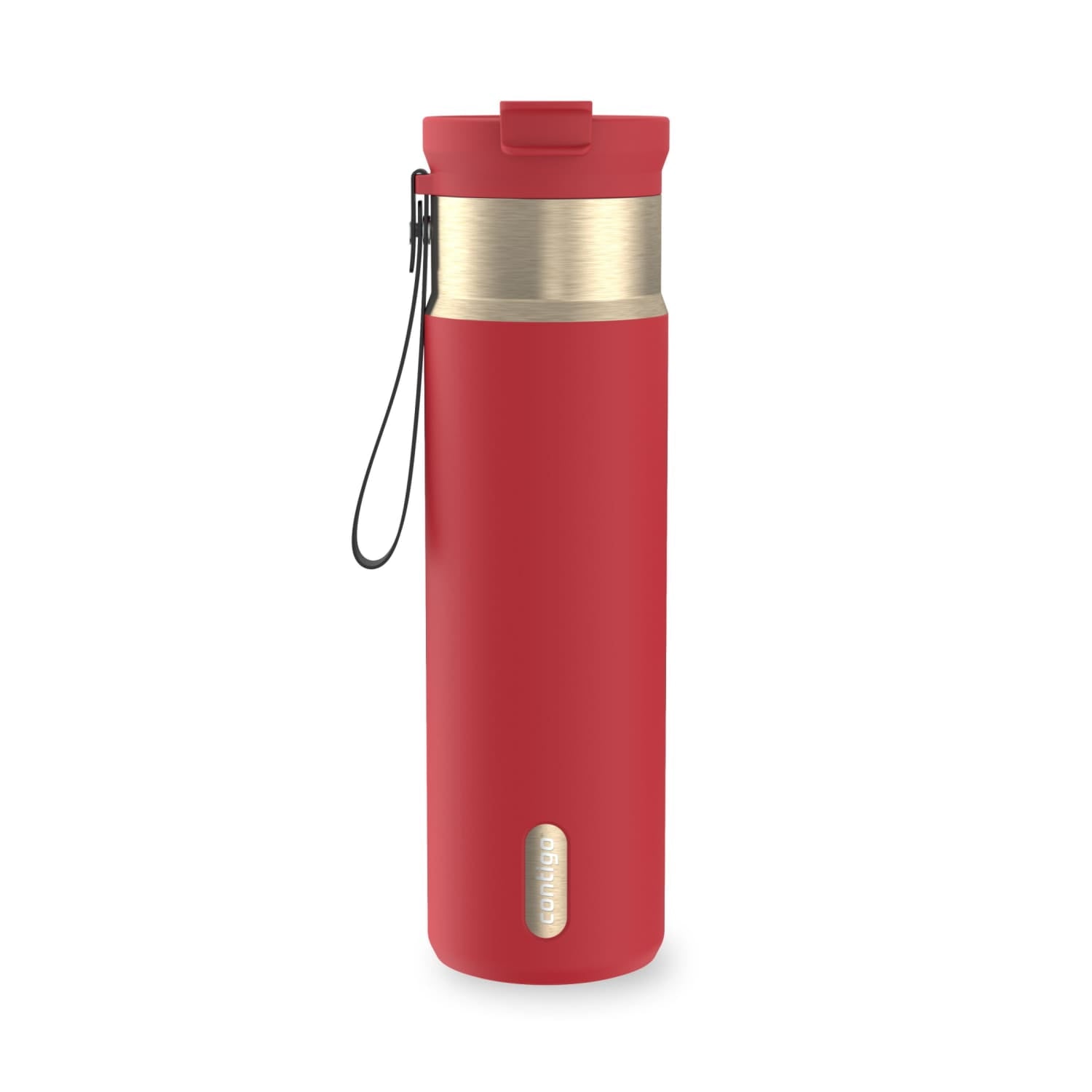 Contigo DualSip 24 oz Leakproof Insulated Water Bottle with Carrying Strap and 2-Way Lid - Pick 876