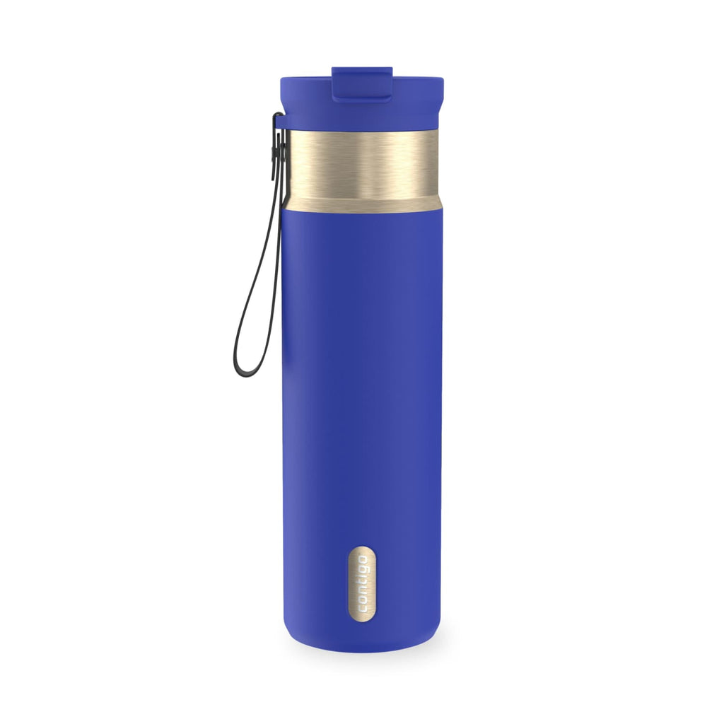 Contigo DualSip 24 oz Leakproof Insulated Water Bottle with Carrying Strap and 2-Way Lid - Pick 876