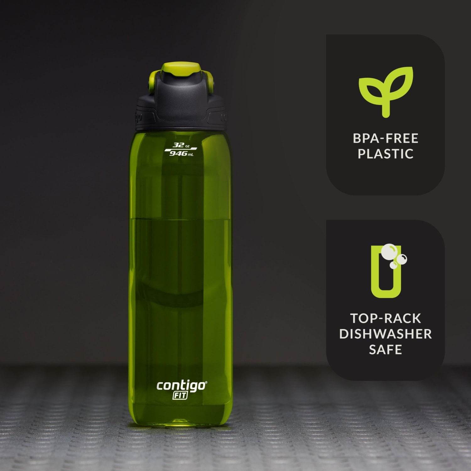 Contigo Fit Water Bottle with AUTOSEAL Lid, 32oz., Bolt - Pick 885