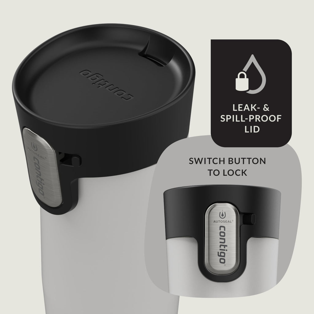 Contigo AUTOSEAL West Loop Vacuum-Insulated Stainless Steel Travel Mug with Easy-Clean Lid, 12oz - Pick 403