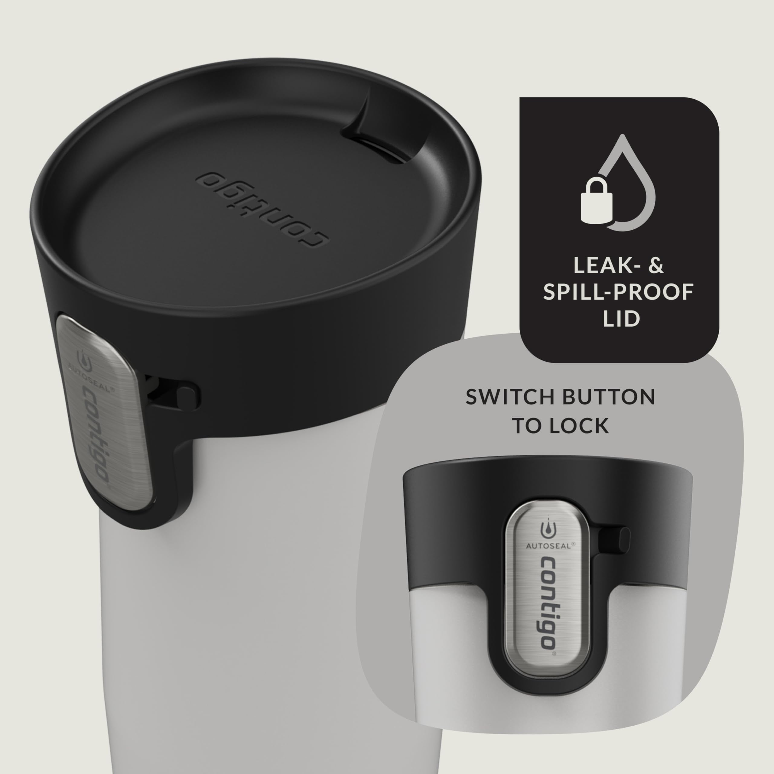 Contigo AUTOSEAL West Loop Vacuum-Insulated Stainless Steel Travel Mug with Easy-Clean Lid, 12oz - Pick 403