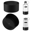 Linkidea 2 Pack Water Bottle Boot Compatible with Nalgene Sustain Wide Mouth 32oz/48oz, Narrow Mouth 32oz, Silicone Anti-Slip Bottle Bottom Bumper Protector (Black) - Pick 113