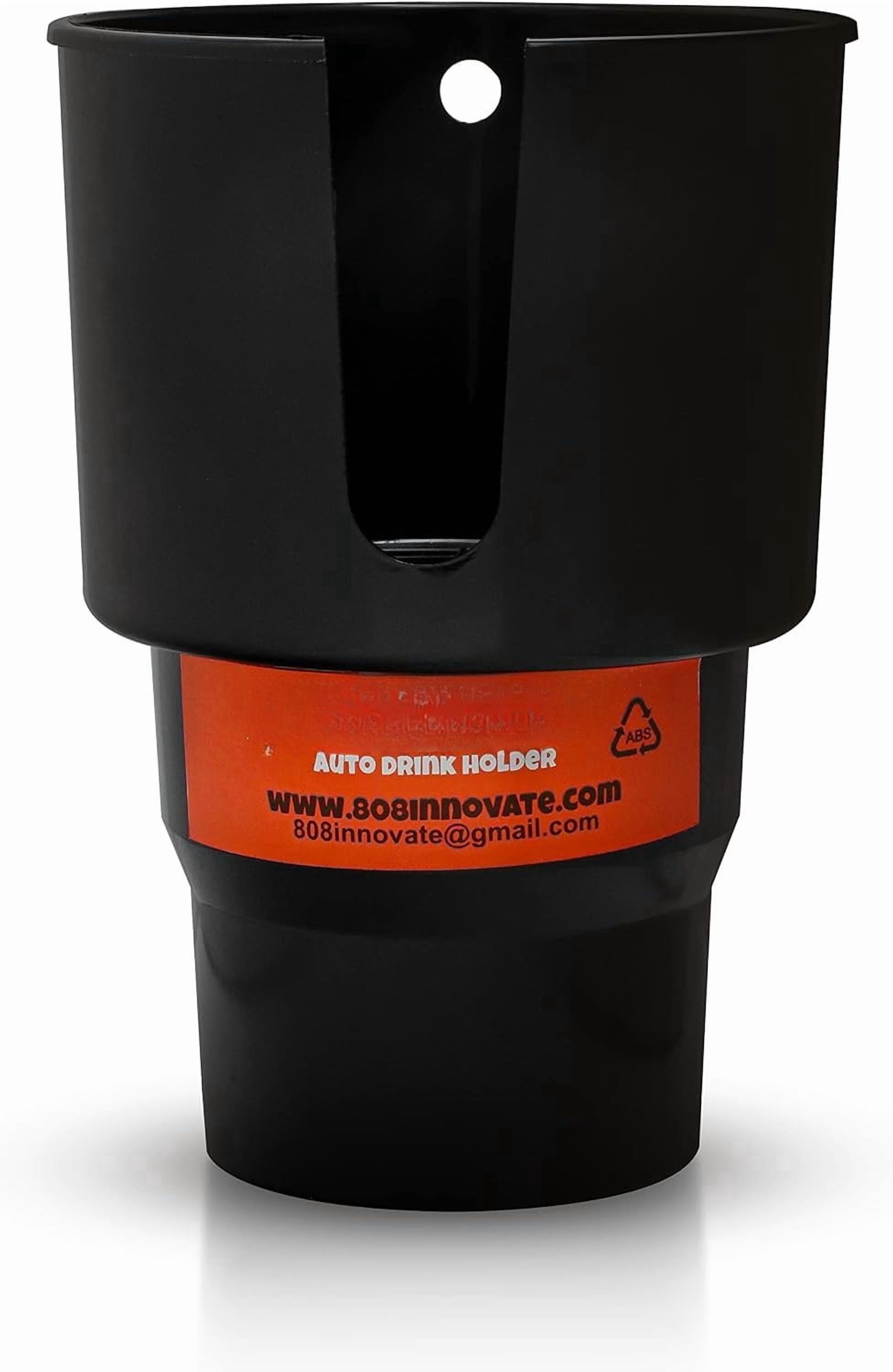 Cup Holder Expander - Fits Hydro Flasks 32/40 oz, Nalgene,  &amp; Large Bottles up to 3.8  Wide - for  up to 3.2  Wide - Black - Pick 267