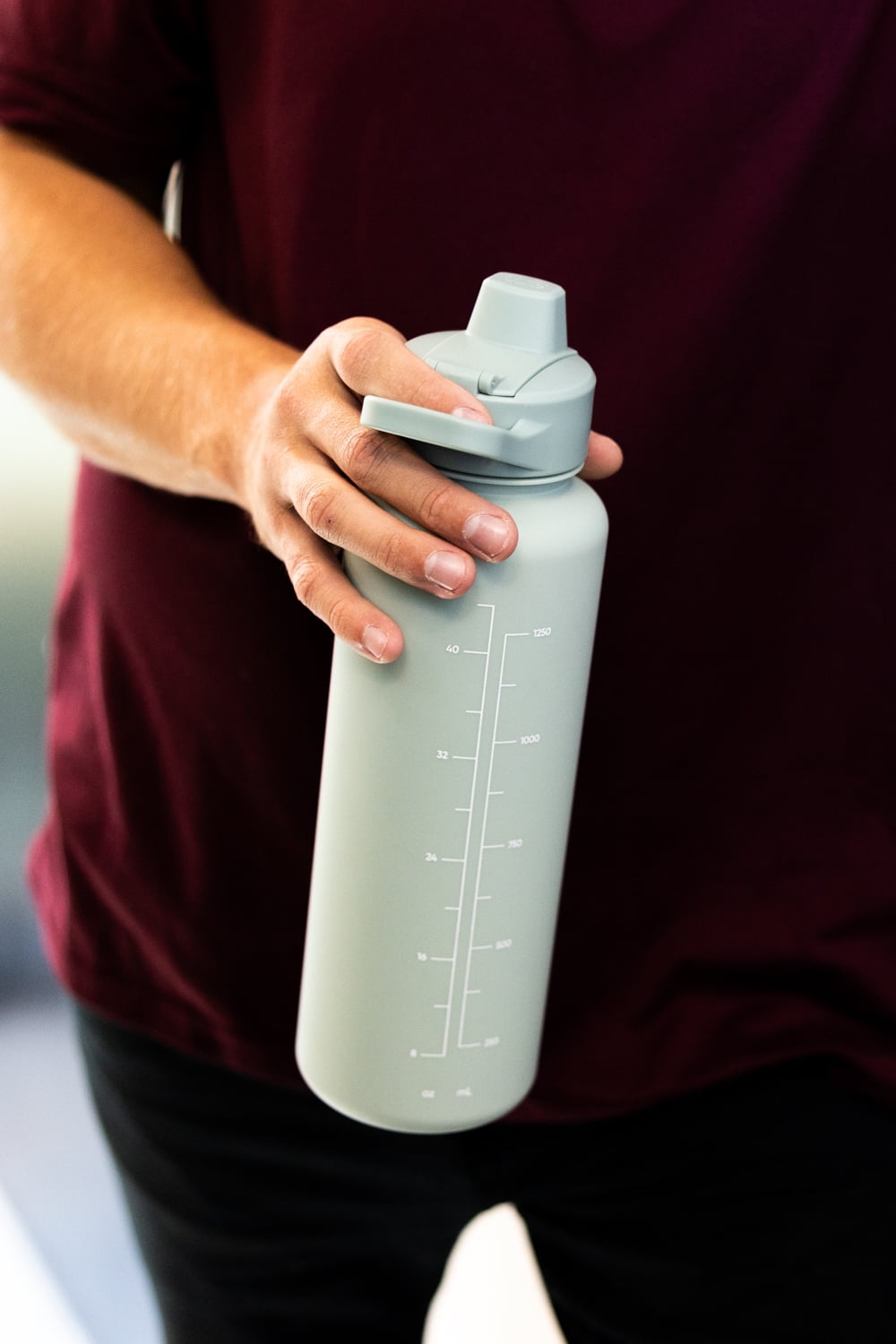 Simple Modern 48 fl oz Reusable Tritan Summit Water Bottle with Silicone Straw Lid|Seaglass Sage - Pick 744