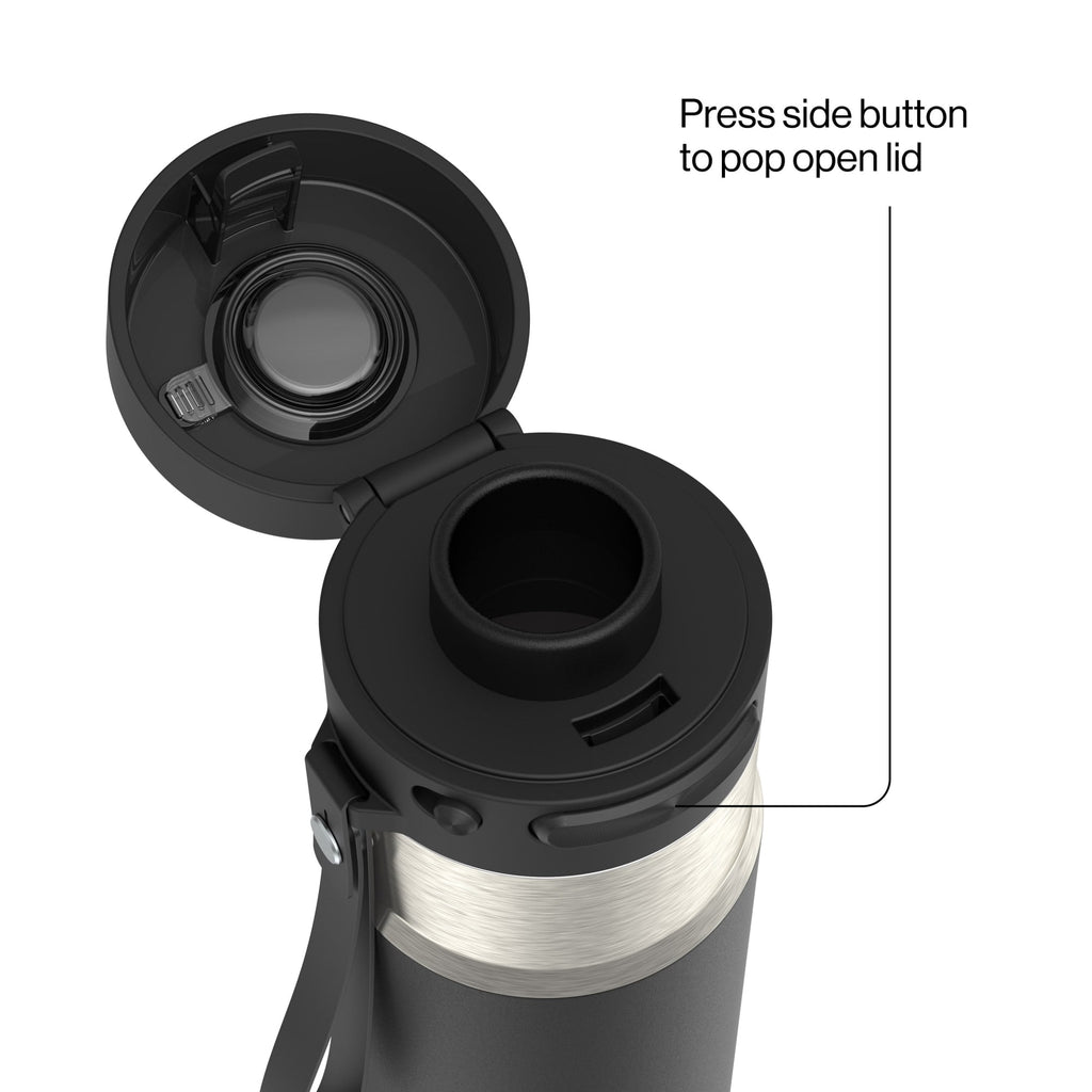 Contigo AutoPop 24 oz Leakproof Insulated Stainless Steel Water Bottle with Carry Strap and Shaker Ball - Pick 352