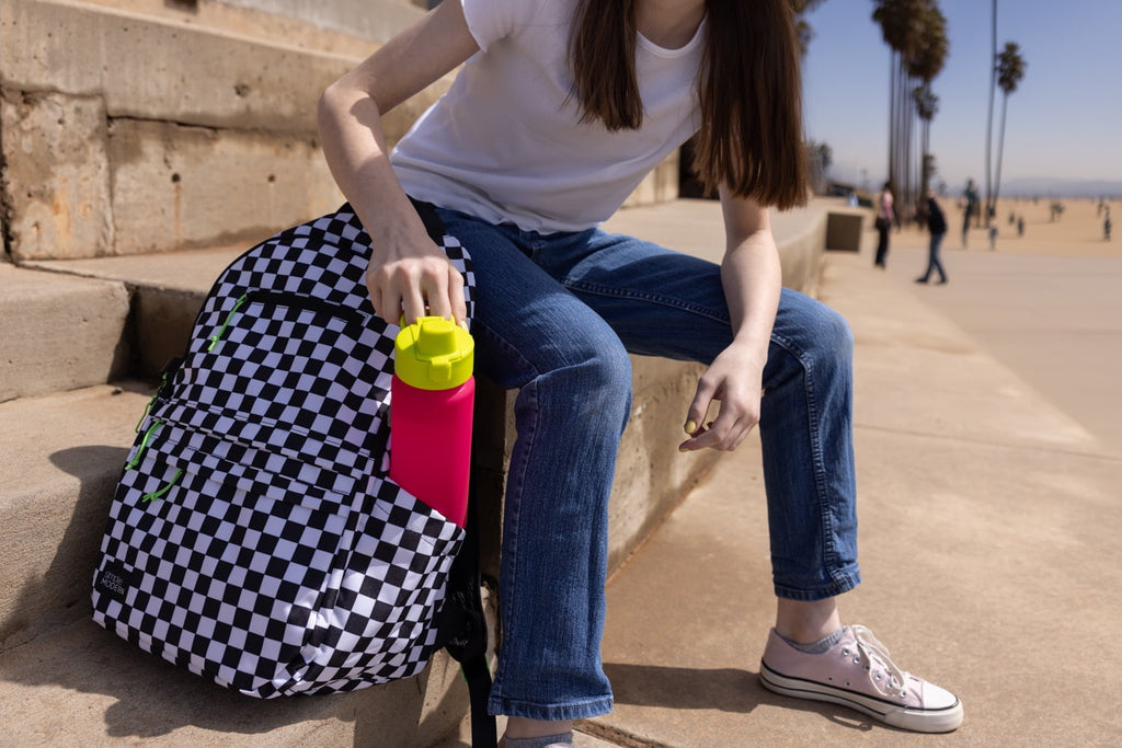 Simple Modern 22 fl oz Reusable Tritan Summit Water Bottle with Silicone Straw Lid|Raspberry Chartreuse - Pick 577