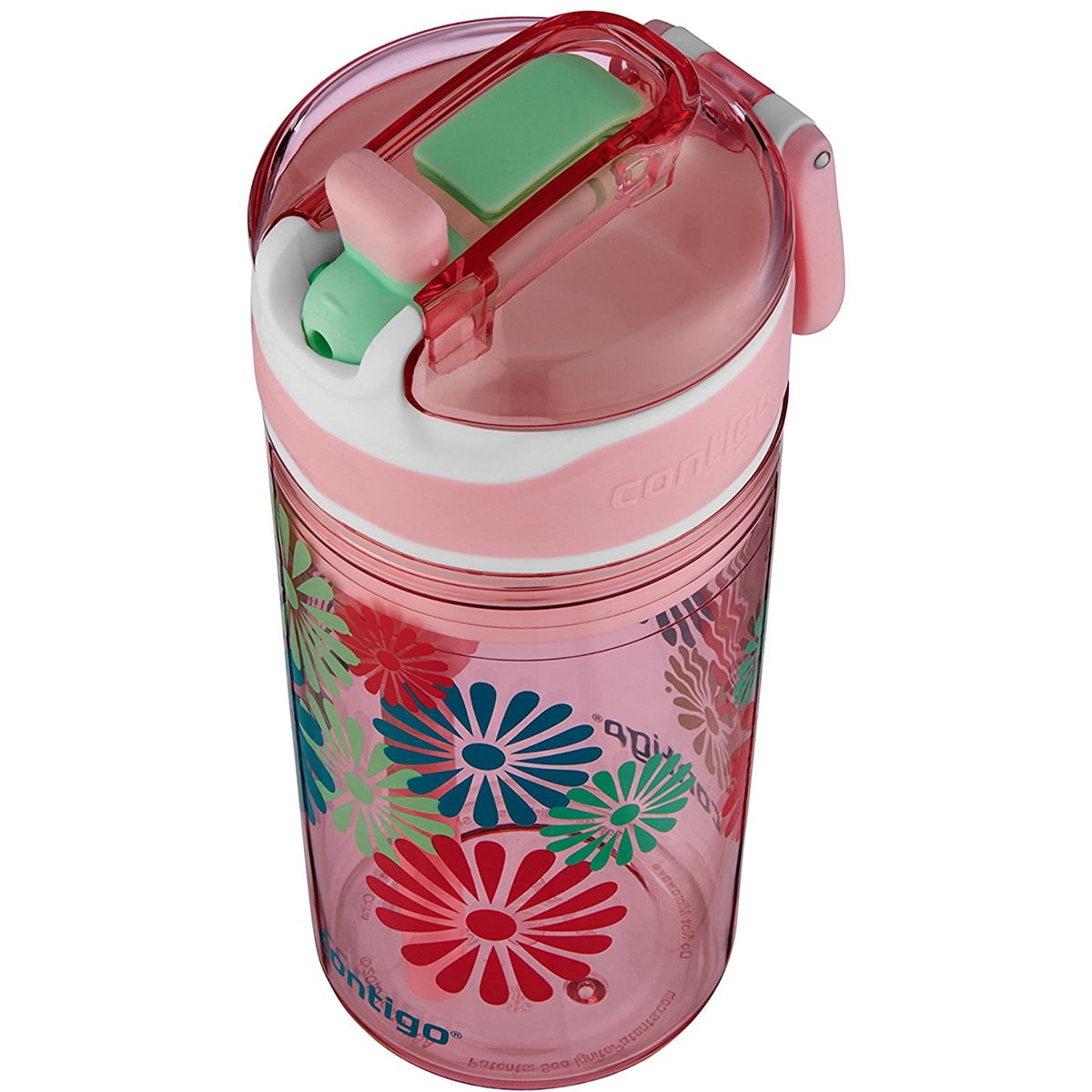 Contigo 13 oz. Kid's Snack Hero Drink Tumbler - Ballet Slipper Pink with Flowers - Pick 651