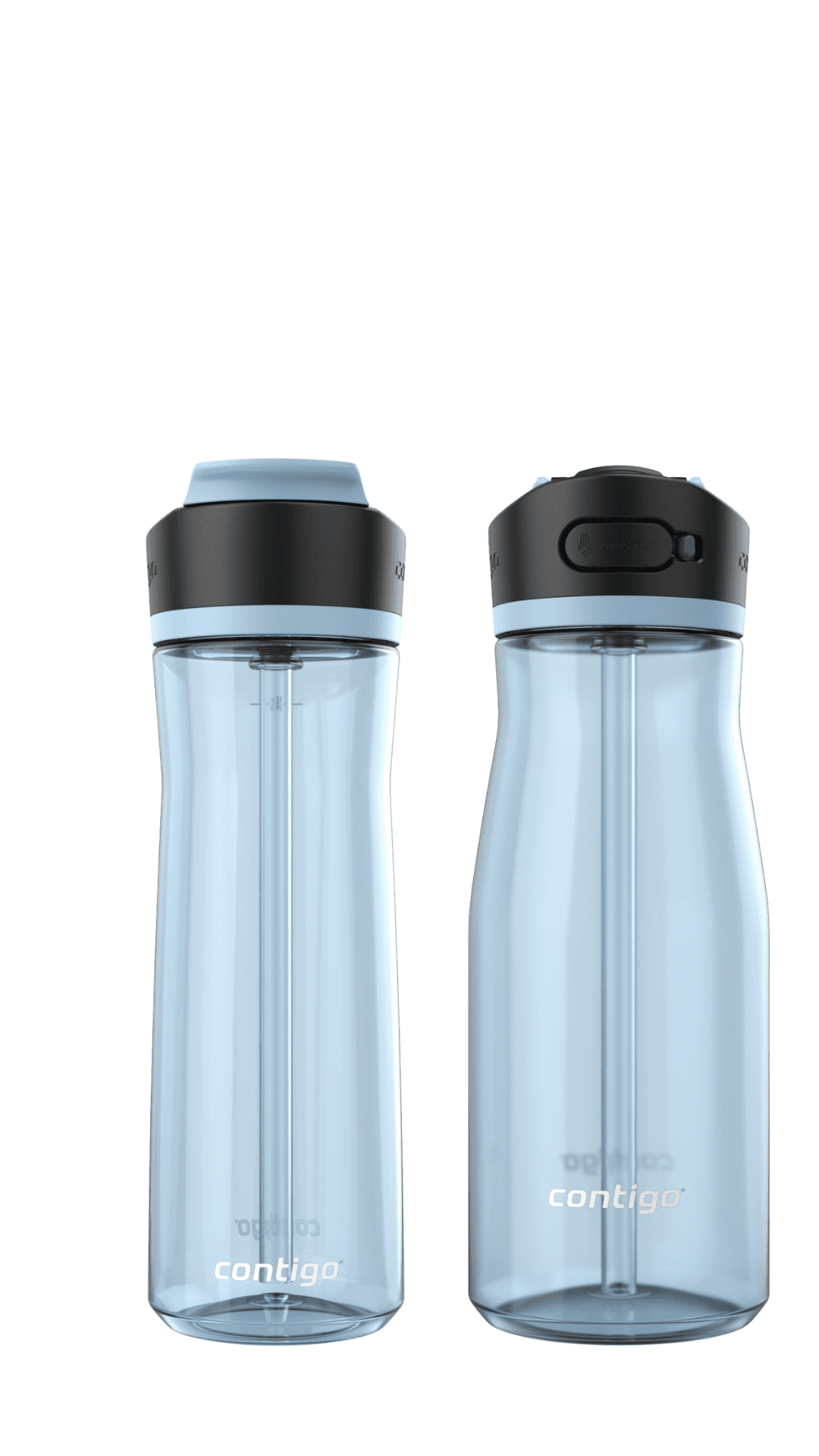 Contigo Ashland Water Bottle Bundle – Glacier Color, 32oz + 24oz Leakproof Autospout BPA-Free Set - Pick 704