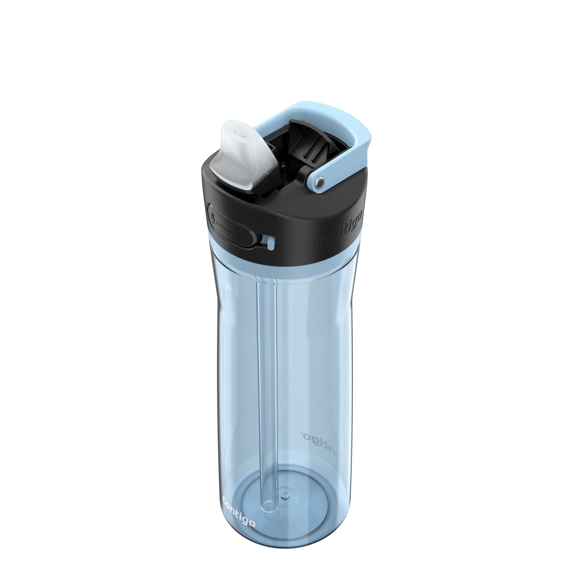 Contigo Ashland Water Bottle Bundle – Glacier Color, 32oz + 24oz Leakproof Autospout BPA-Free Set - Pick 704