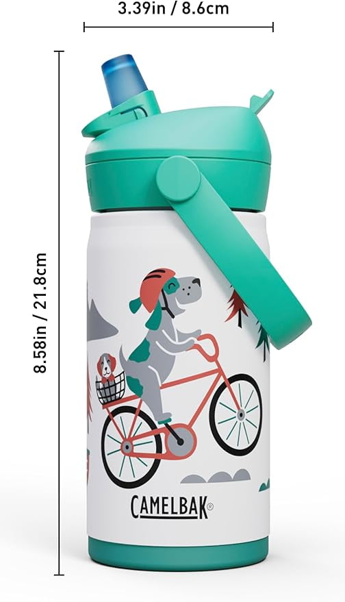 Camelbak Thrive™ Flip Straw Kids Stainless 12oz Water Bottle, Dino Jam - Pick 755