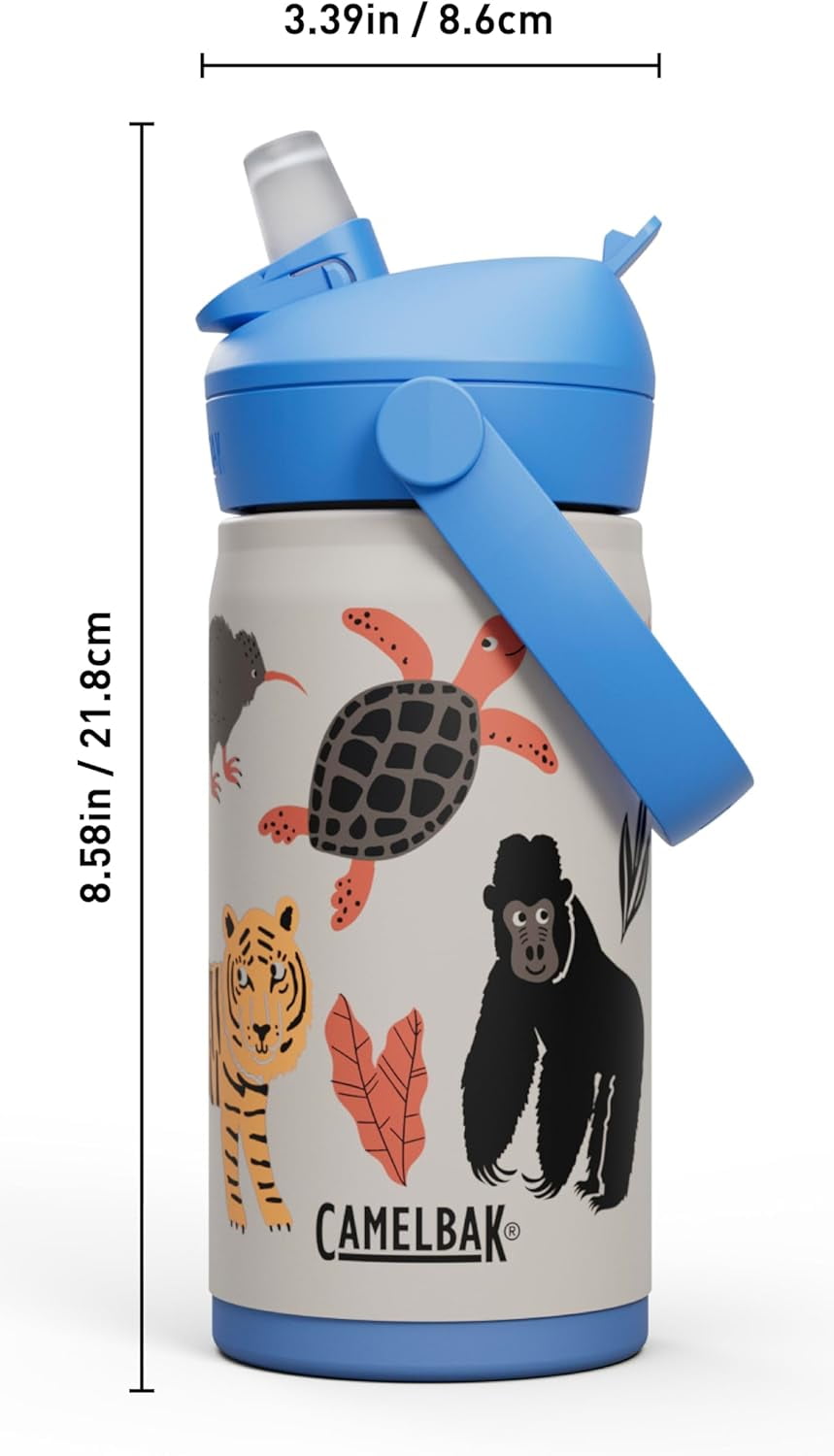 Camelbak Thrive™ Flip Straw Kids Stainless 12oz Water Bottle, Dino Jam - Pick 755