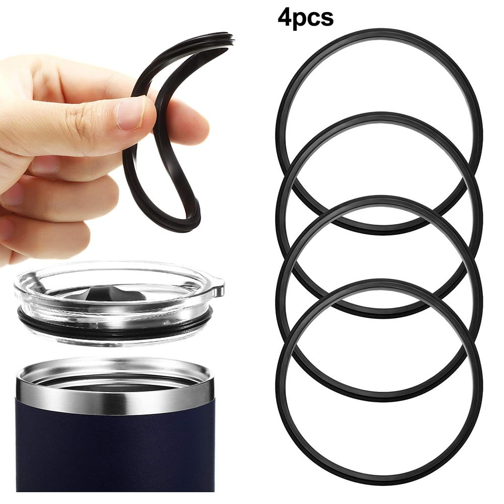 4 Pack Gaskets Compatible for Contigo Snapseal Byron Travel Mug 16oz &amp; 20oz, Replacement Rubber Seal for Contigo Snapseal Lid, Replacement Silicone Part for Contigo Coffee Travel Tumbler - Pick 945