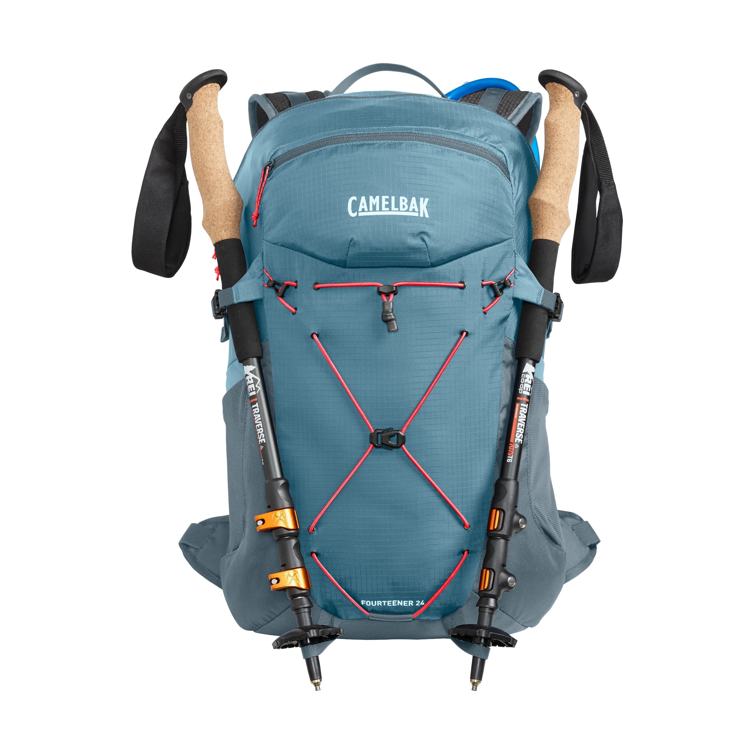 Camelbak Women's Fourteener™ 24 100oz, Smoke Blue/Fiery Coral - Pick 469