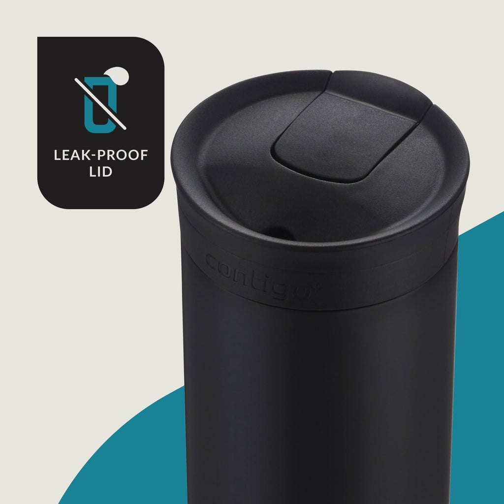 Contigo 16 oz. Huron 2.0 SnapSeal Stainless Steel Travel Mug - Licorice - Pick 608