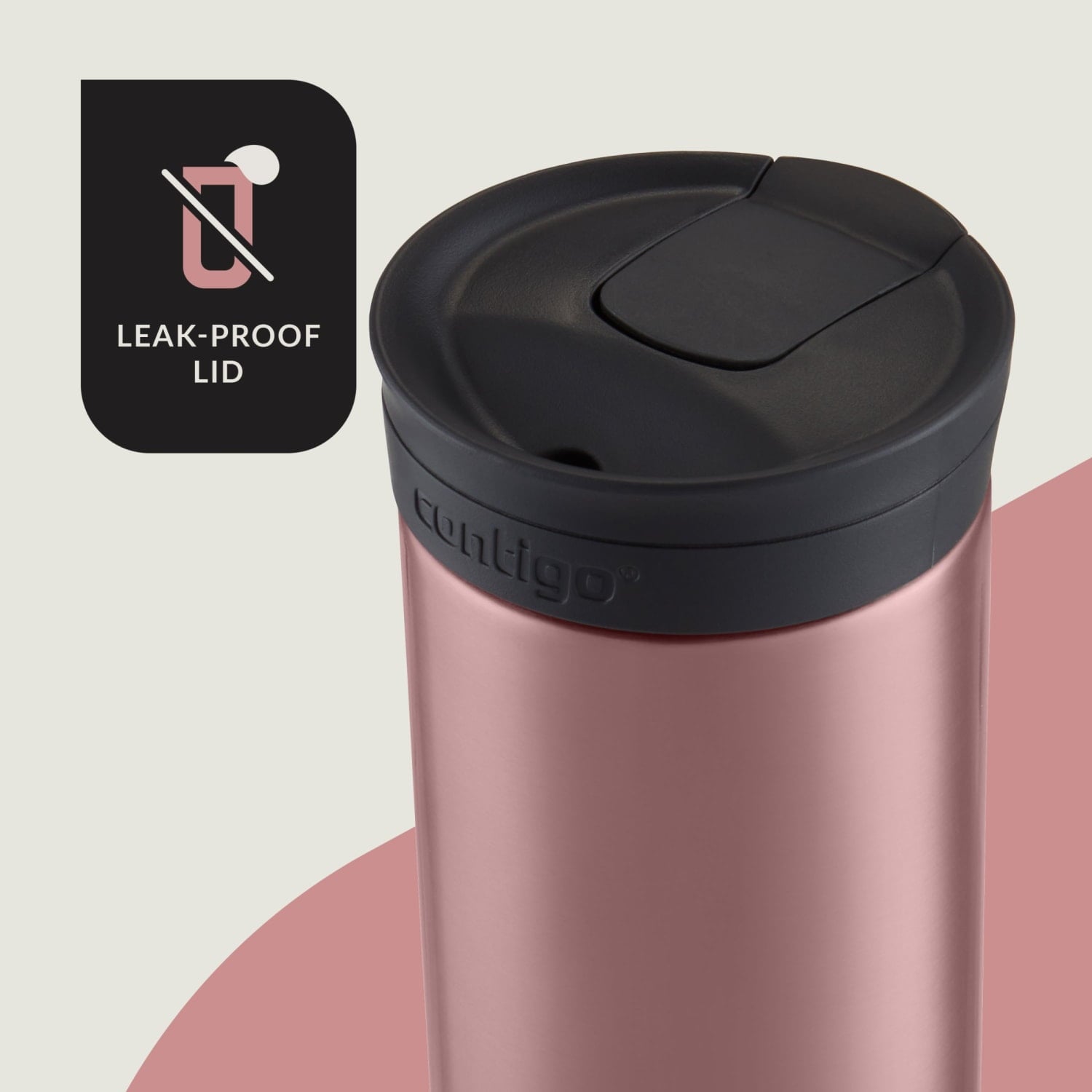 Contigo 16 oz. Huron 2.0 SnapSeal Stainless Steel Travel Mug - Licorice - Pick 608