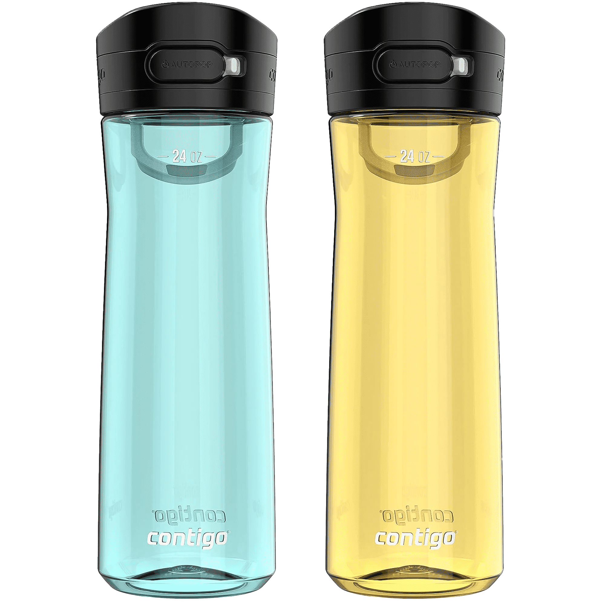 Contigo 24 oz. Jackson 2.0 Tritan Water Bottle 2-Pack - Jade Vine/Pineapple - Pick 658