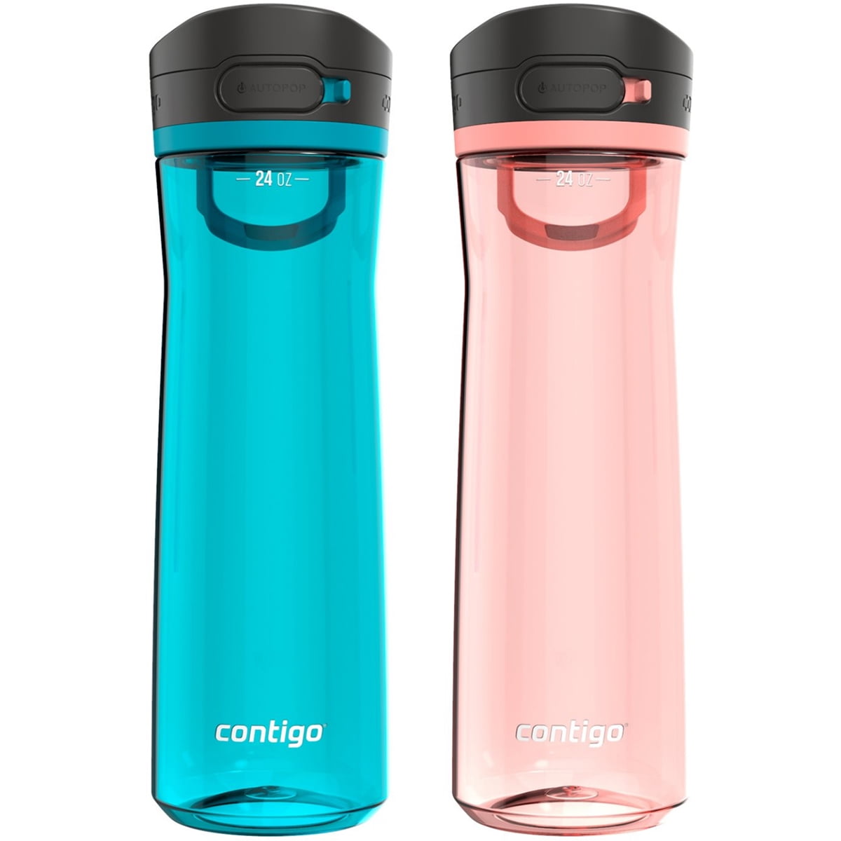 Contigo 24 oz. Jackson 2.0 Tritan Water Bottle 2-Pack - Jade Vine/Pineapple - Pick 658