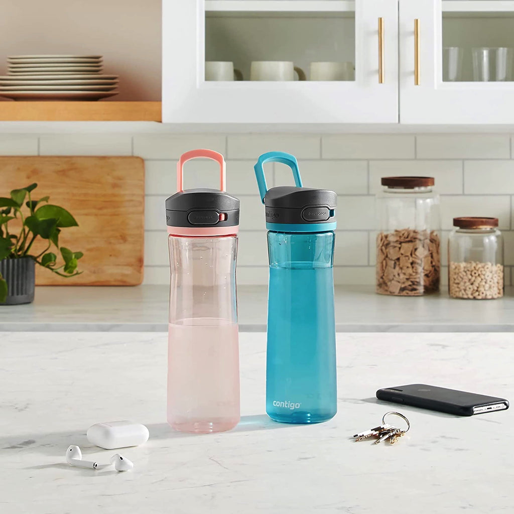 Contigo 24 oz. Jackson 2.0 Tritan Water Bottle 2-Pack - Jade Vine/Pineapple - Pick 658