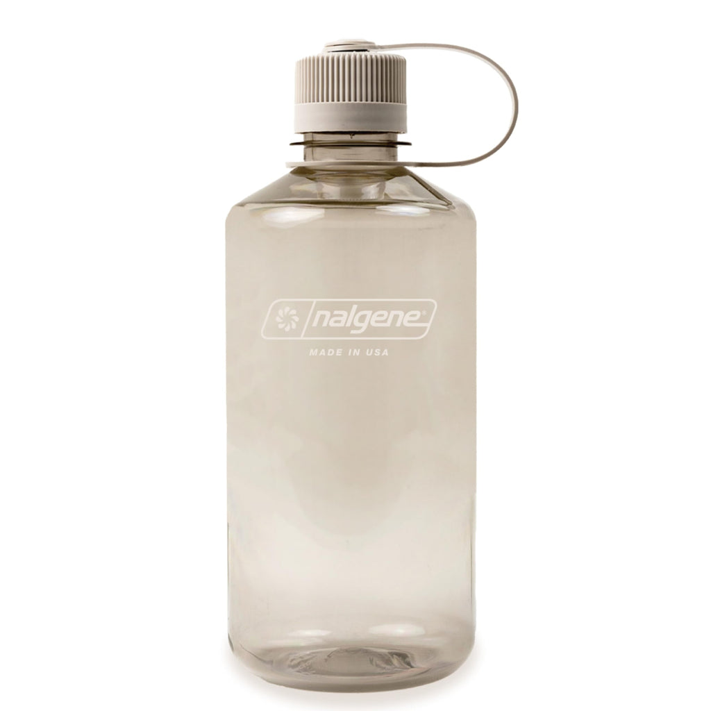 Nalgene Sustain Tritan BPA-Free Water Bottle Made with Material Derived from 50% Plastic Waste (using ISCC certified mass balance), 32 OZ, Narrow Mouth, Cotton - Pick 344