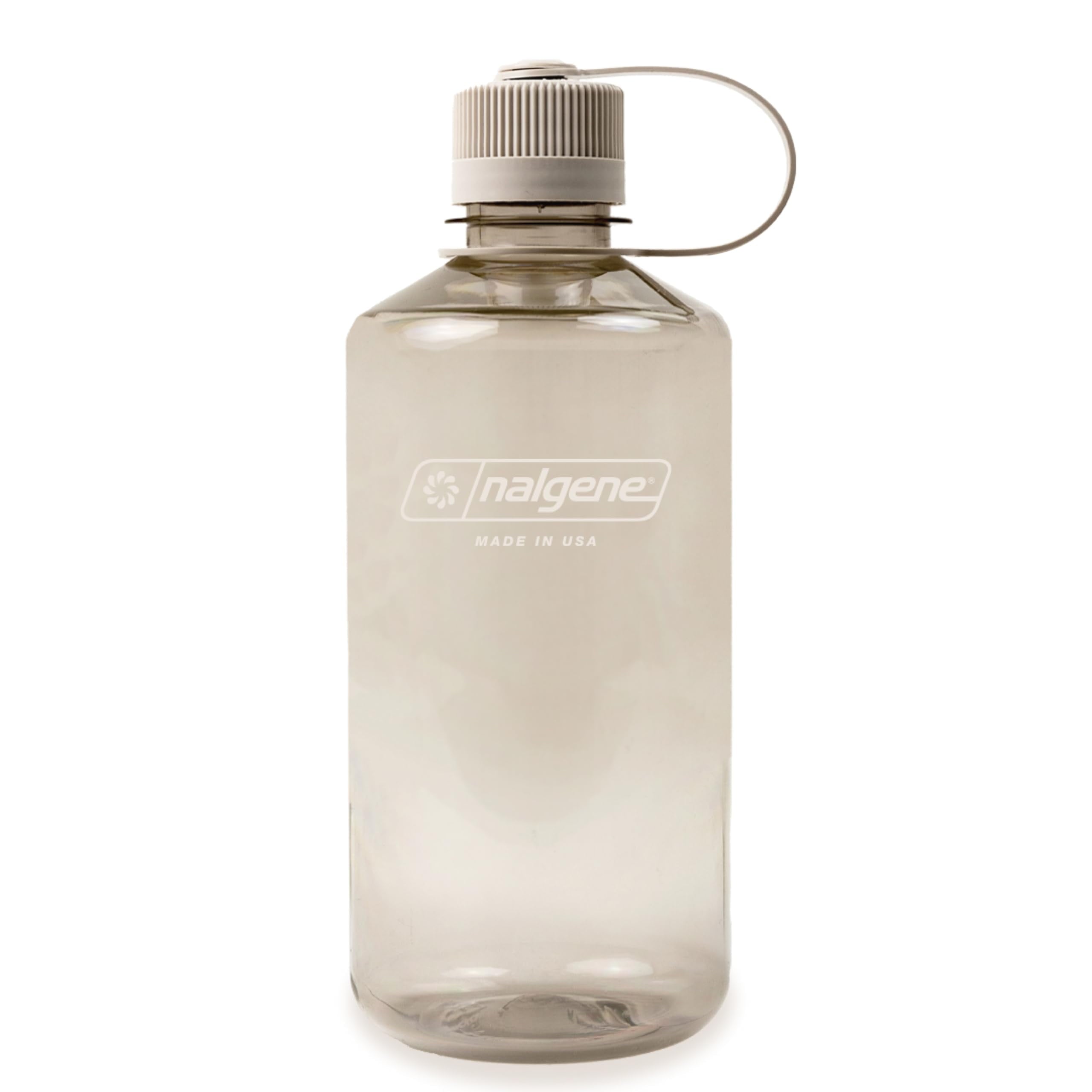 Nalgene Sustain Tritan BPA-Free Water Bottle Made with Material Derived from 50% Plastic Waste (using ISCC certified mass balance), 32 OZ, Narrow Mouth, Cotton - Pick 344