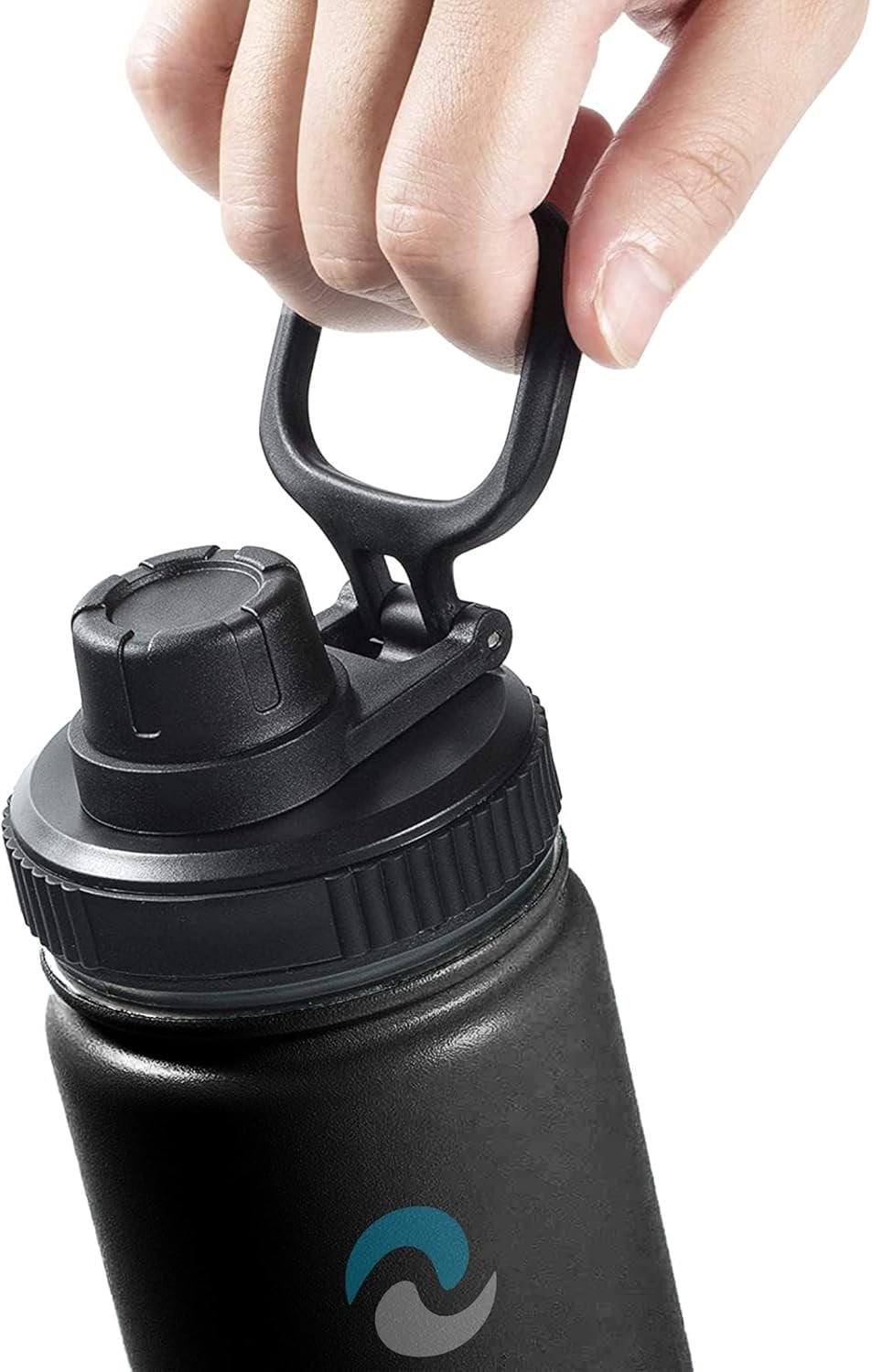 Hydraflow Wide Mouth Spout Twist Chug Nalgene Replacement Lid | Compatible with Nalgene 32 oz Wide Mouth Lid, Hydroflask &amp; Many  Top Water Bottle Brands Sizes 12 16 18 20 32 40 64 Oz - Pick 948