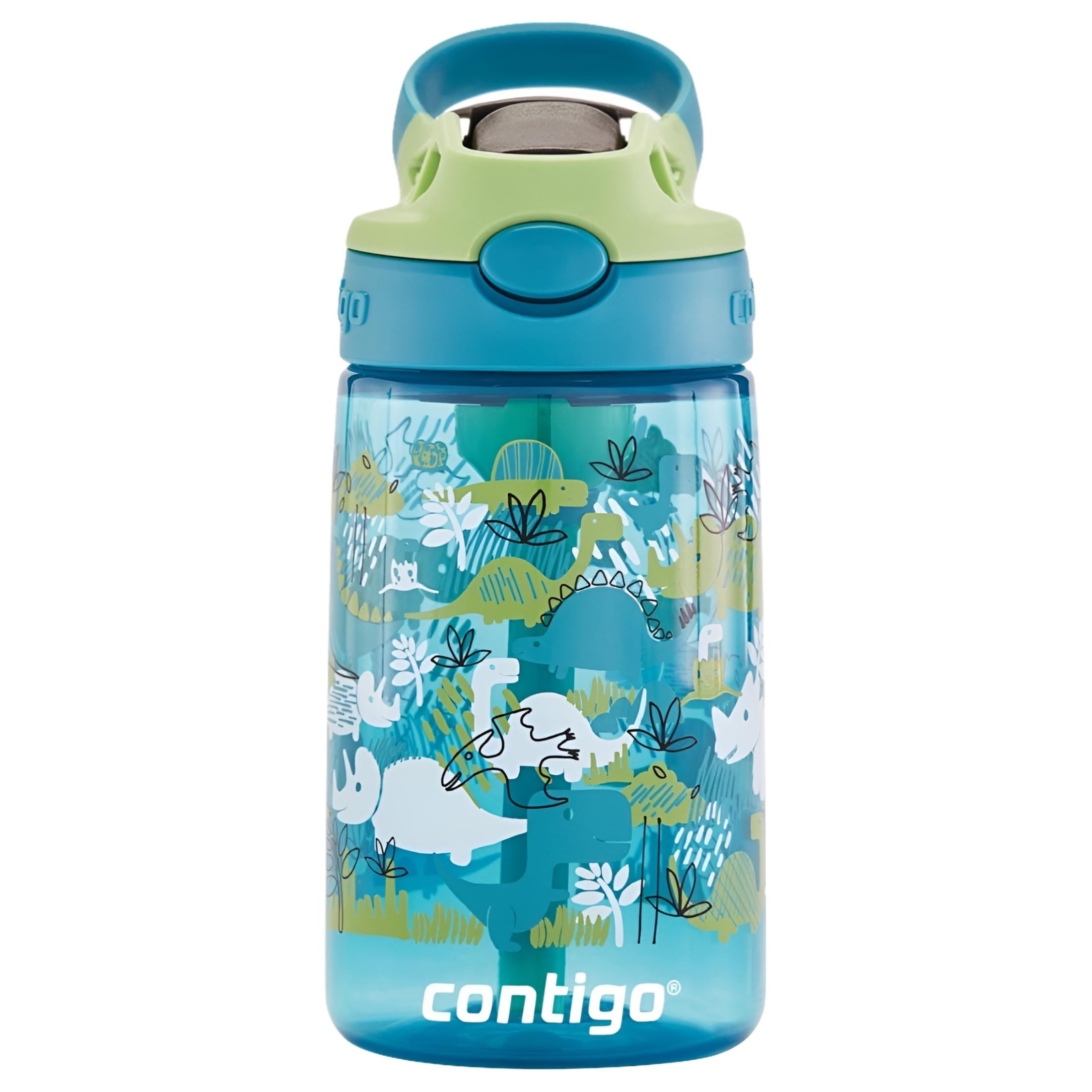 Contigo Kids 2-Pack Straw Water Bottle, 14 oz - Dinos/Sharks - Pick 938