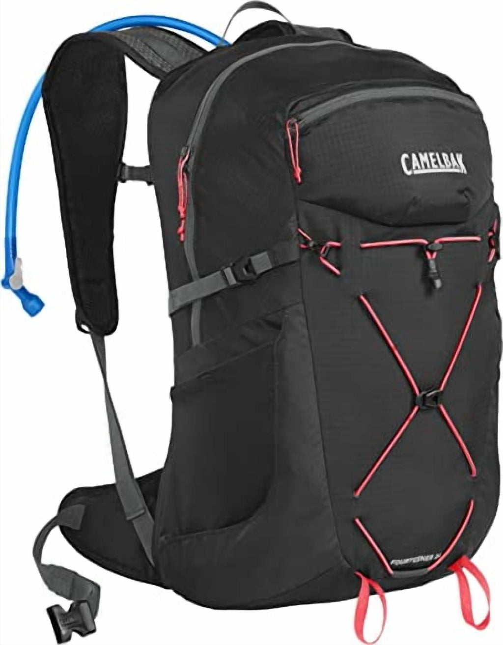 CAMELBAK WOMEN'S FOURTEENER 24 100OZ RESERVOIR HIKING - BLACK/FIERY CORAL - Pick 191