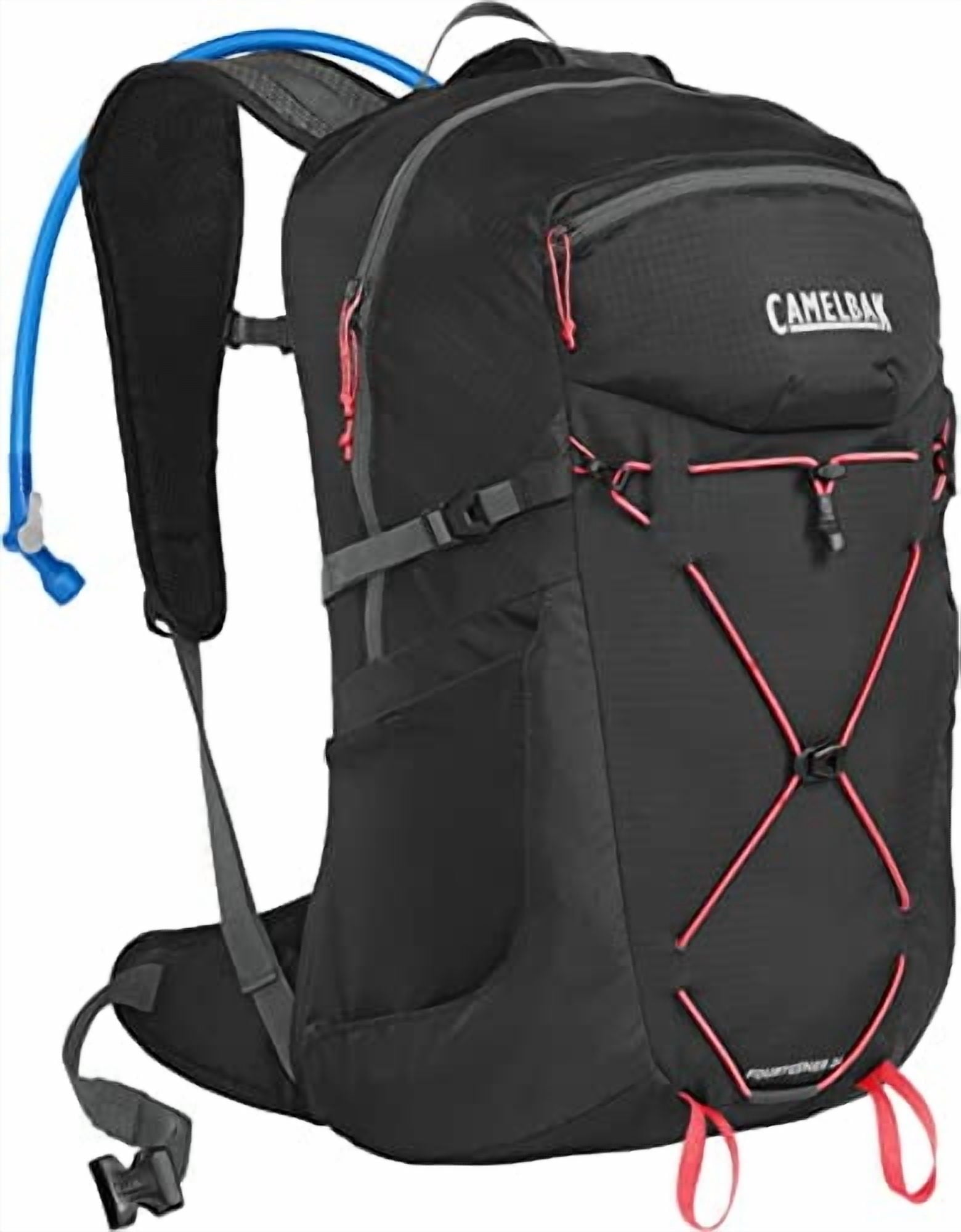 CAMELBAK WOMEN'S FOURTEENER 24 100OZ RESERVOIR HIKING - BLACK/FIERY CORAL - Pick 191