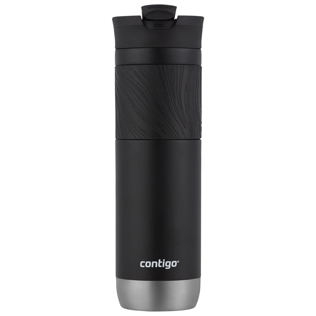Contigo Byron 2.0 Stainless Steel Travel Mug with SNAPSEAL Lid and Grip in Black, 24 fl oz. - Pick 664