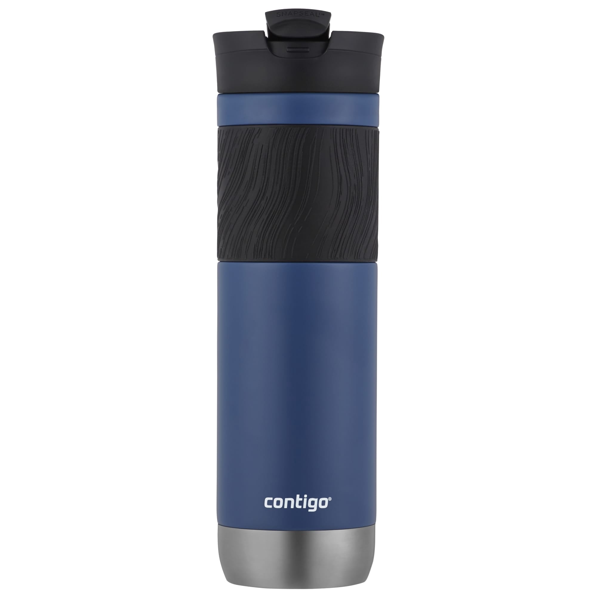 Contigo Byron 2.0 Stainless Steel Travel Mug with SNAPSEAL Lid and Grip in Black, 24 fl oz. - Pick 664