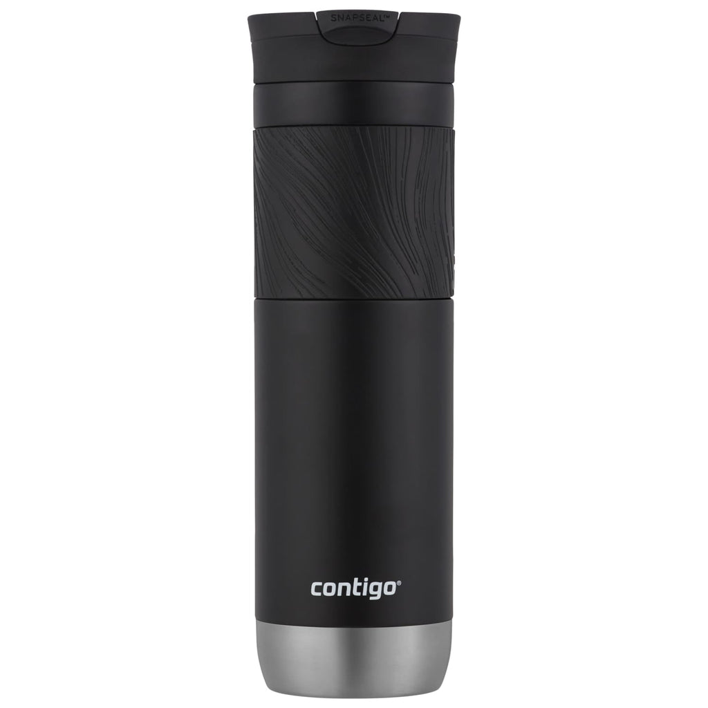 Contigo Byron 2.0 Stainless Steel Travel Mug with SNAPSEAL Lid and Grip in Black, 24 fl oz. - Pick 664