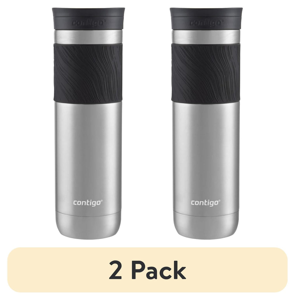 Contigo Byron 2.0 Stainless Steel Travel Mug with SNAPSEAL Lid and Grip in Black, 24 fl oz. - Pick 664