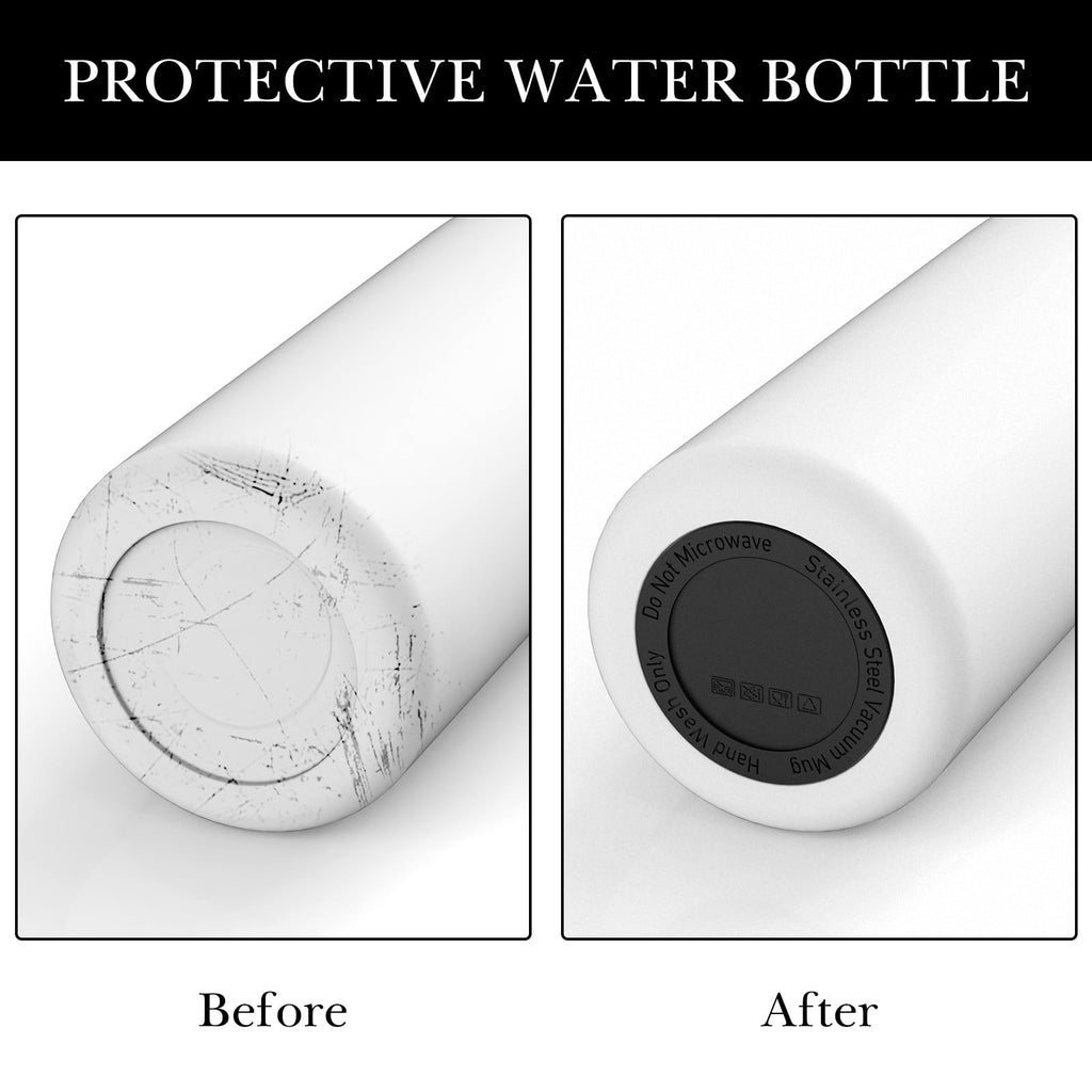 Linkidea 6 Pack Water Bottle Bottom Pad Compatible with CamelBak eddy+ Steel Bottle 20/25oz, Chute Mag Bottle, Silicone Anti-Slip Waterbottle Base Silencer Rubber Protector - Pick 852
