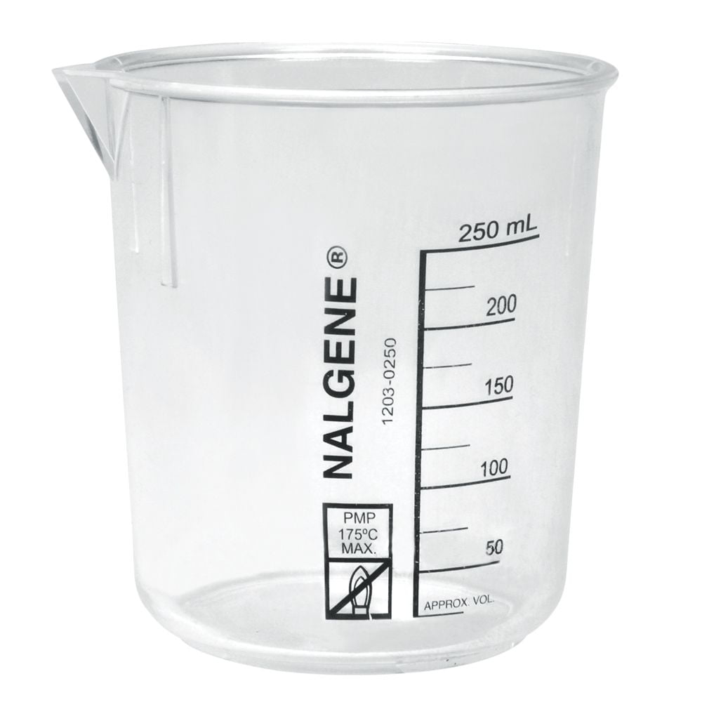 Nalgene Griffin Beaker, Low Form, Polymethylpentene, 250 Ml - Pick 160