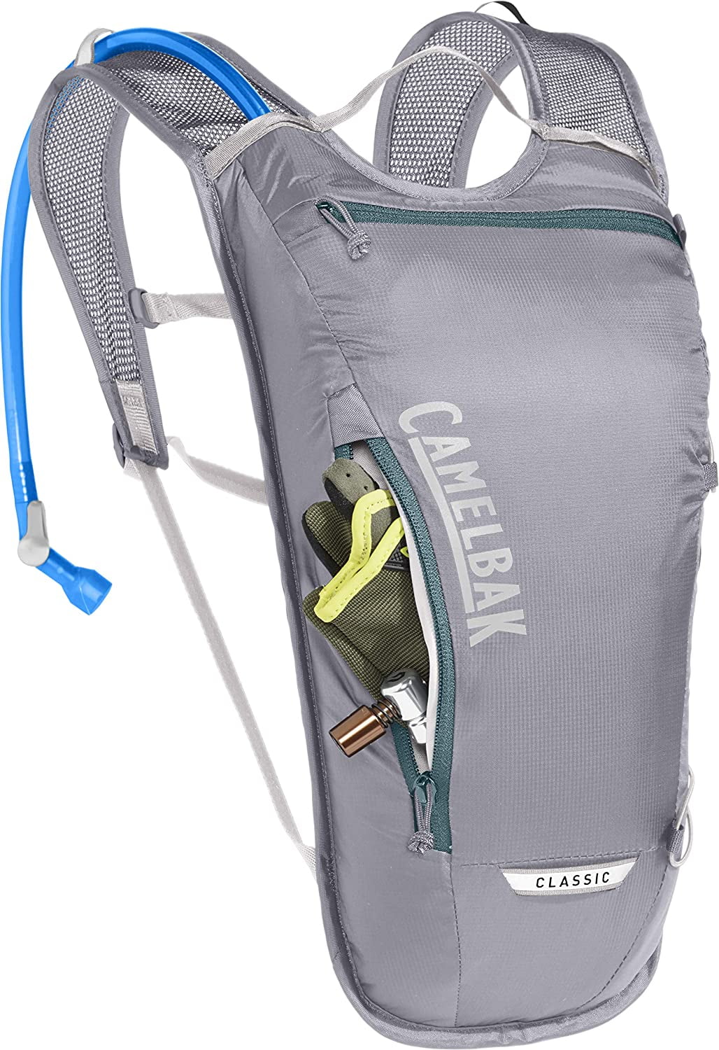 CamelBak Classic Light Bike Hydration Pack 70oz, Gunmetal/Hydro - Pick 114