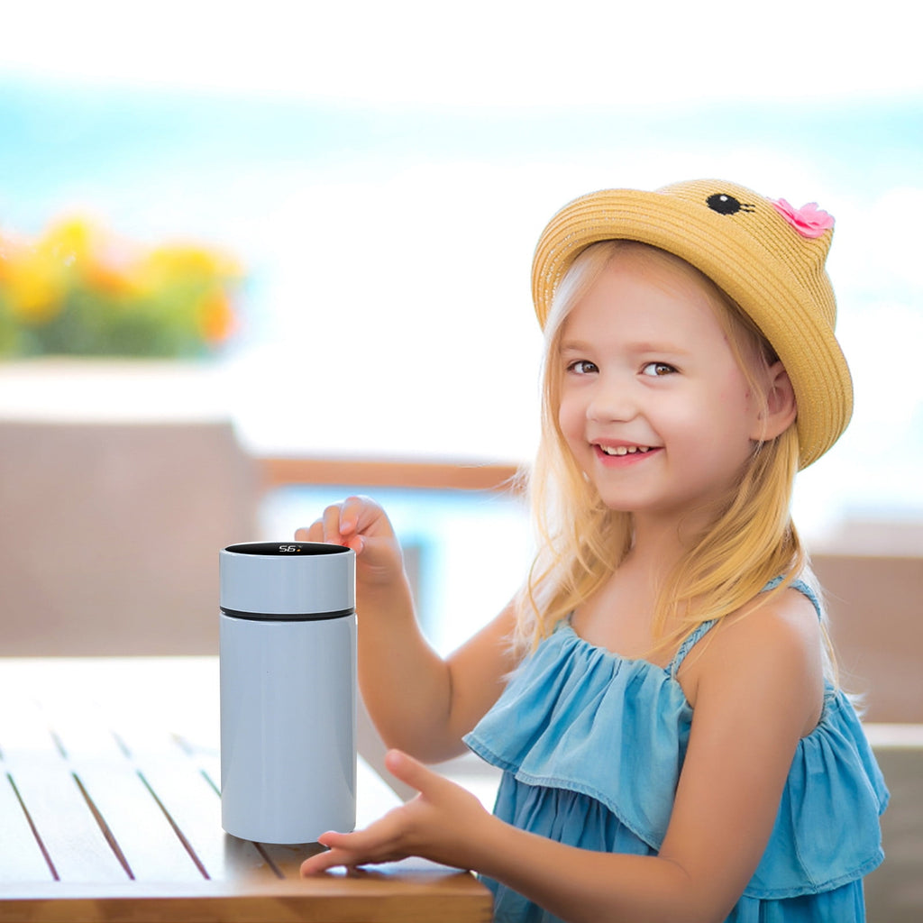 Stainless Steel Insulation Cup Cute Mini Portable Children Student Water Bottle Coffee Travel Mug LED Temperature Display Double Walled Vacuum Long Lasting Insulation - Pick 314