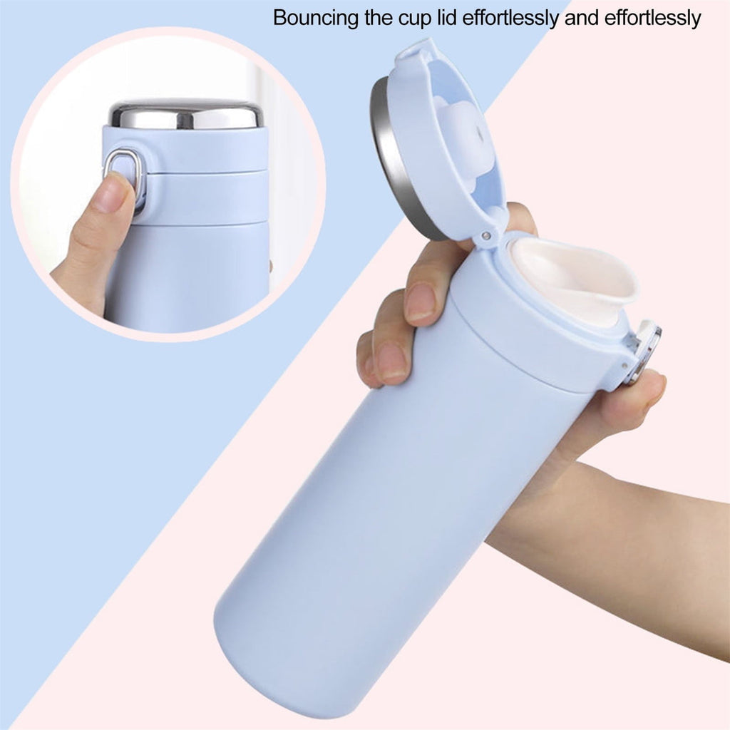 Stainless Steel Insulation Cup Cute Mini Portable Children Student Water Bottle Coffee Travel Mug LED Temperature Display Double Walled Vacuum Long Lasting Insulation - Pick 314