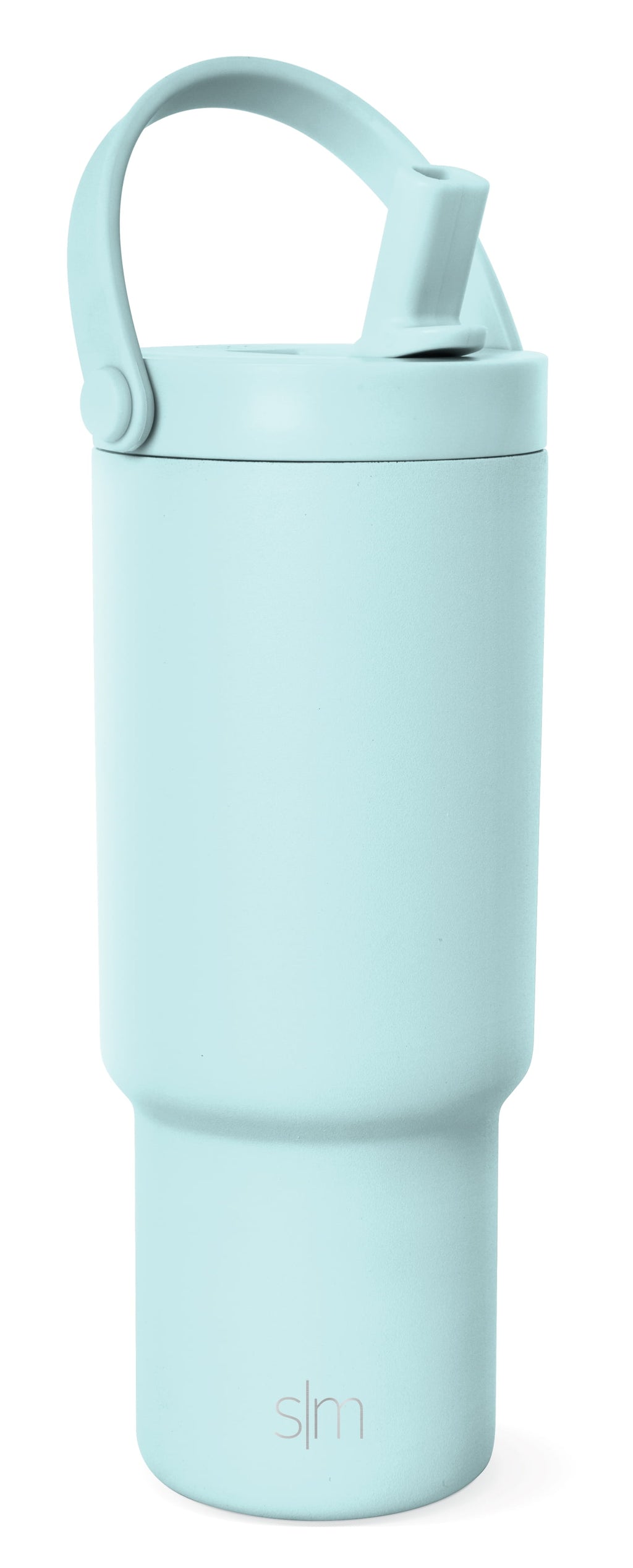 Simple Modern 24 fl oz Insulated Stainless Steel Trek Pivot Tumbler with Straw Lid and Top Handle|Seaside Blue - Pick 222