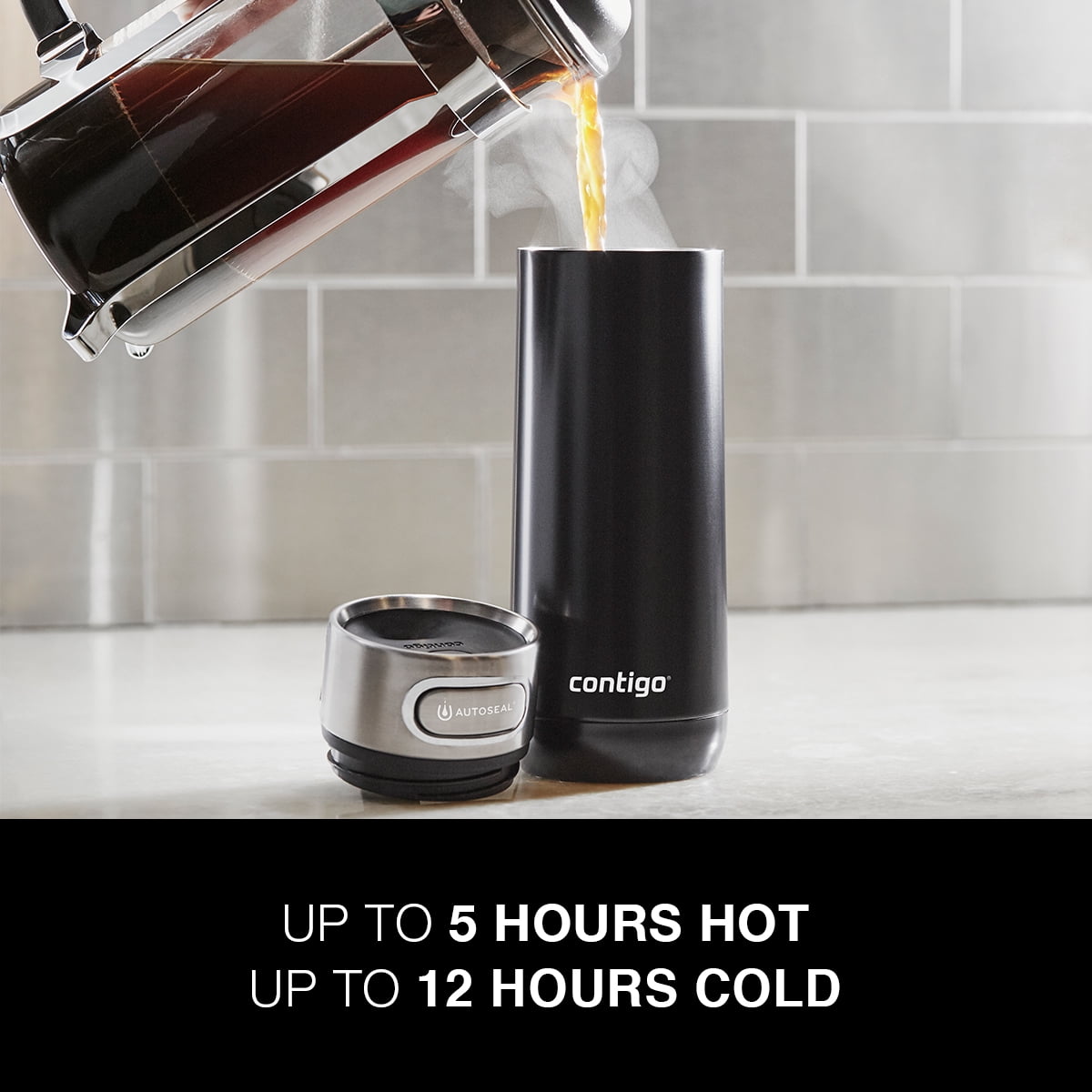 Contigo Luxe Stainless Steel Travel Mug with AUTOSEAL Lid Monaco, 16 fl oz. - Pick 203