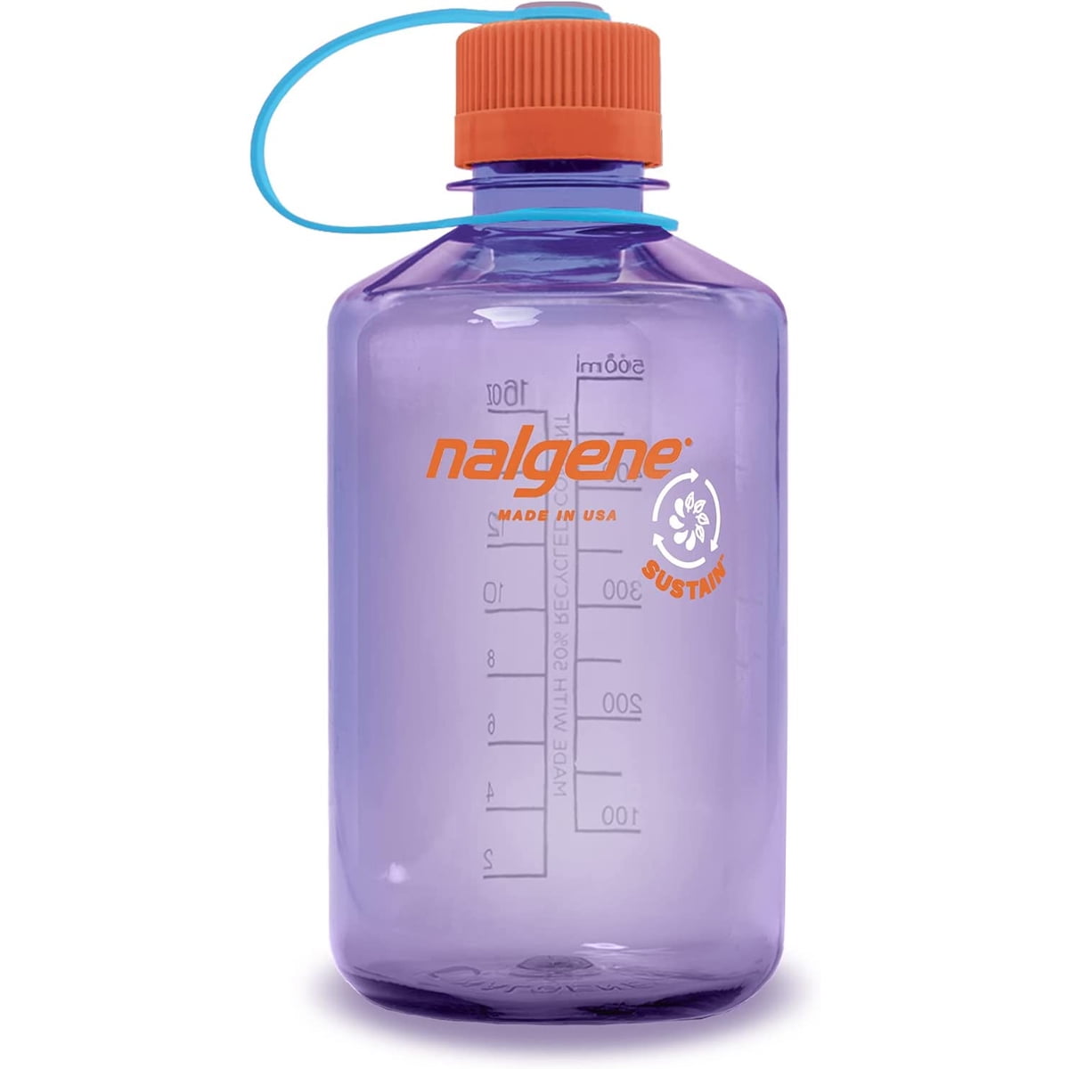 Nalgene Sustain 16 oz. Narrow Mouth Water Bottle - Cornflower Blue - Pick 568