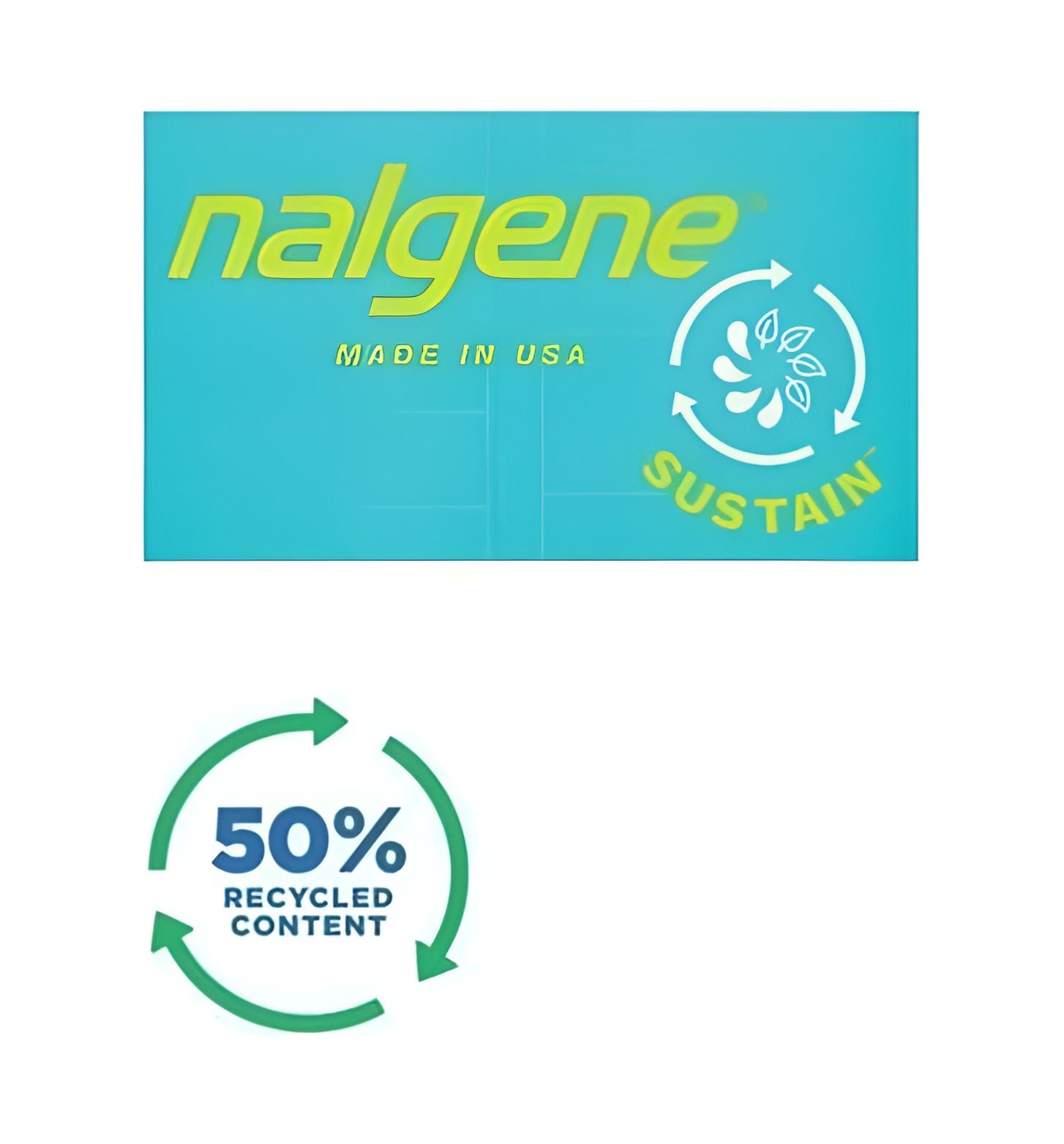 Nalgene Sustain 16 oz. Narrow Mouth Water Bottle - Cornflower Blue - Pick 568