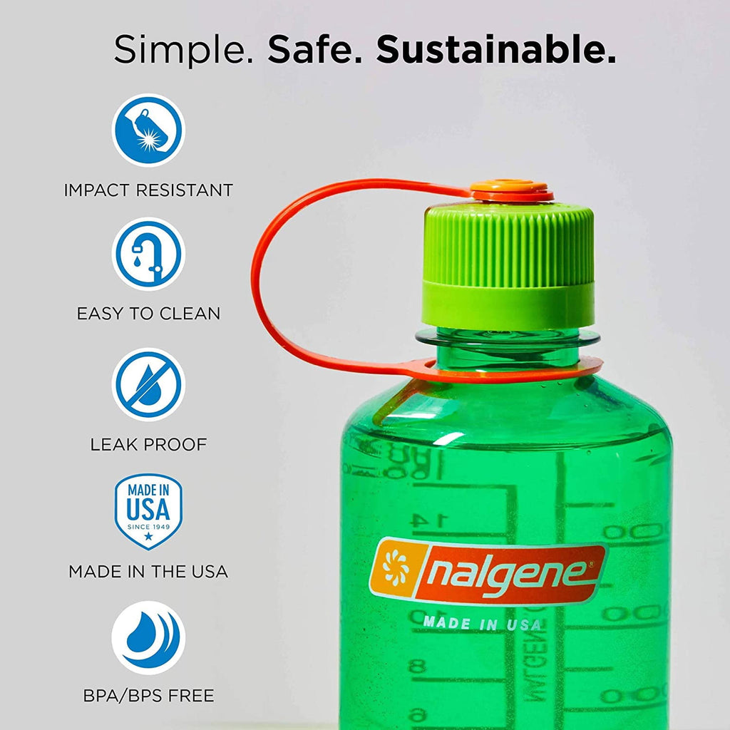 Nalgene Sustain 16 oz. Narrow Mouth Water Bottle - Cornflower Blue - Pick 568