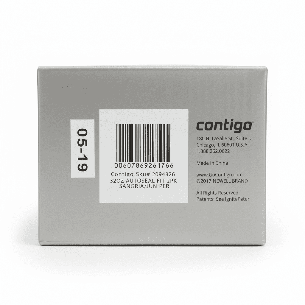 Contigo 32oz AutoSeal Fit Water Bottle 2-Pack Sangria Juniper New Damaged Box - Pick 244