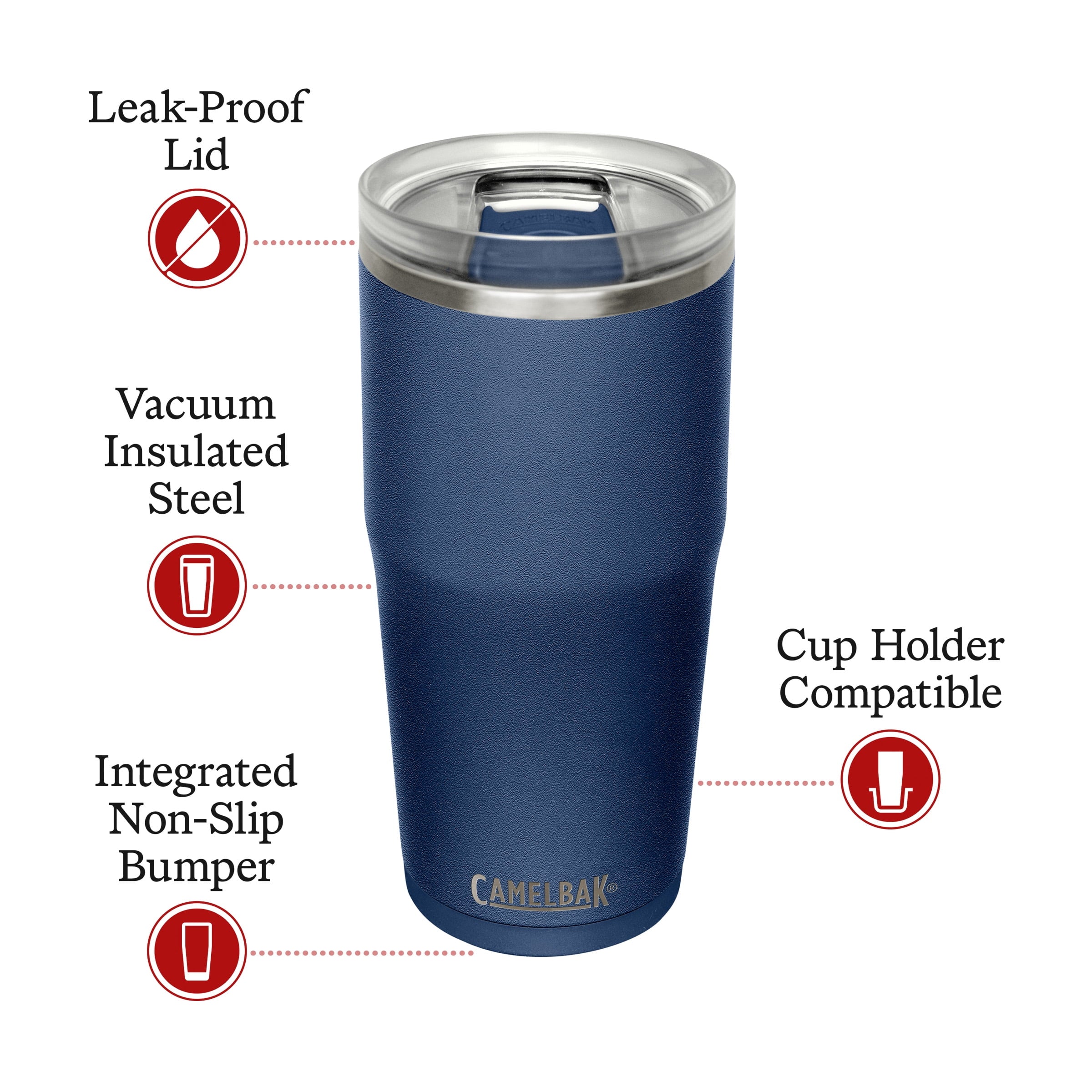 CamelBak Thrive™ Insulated Stainless Steel Tumbler, 20 oz, Navy - Pick 772
