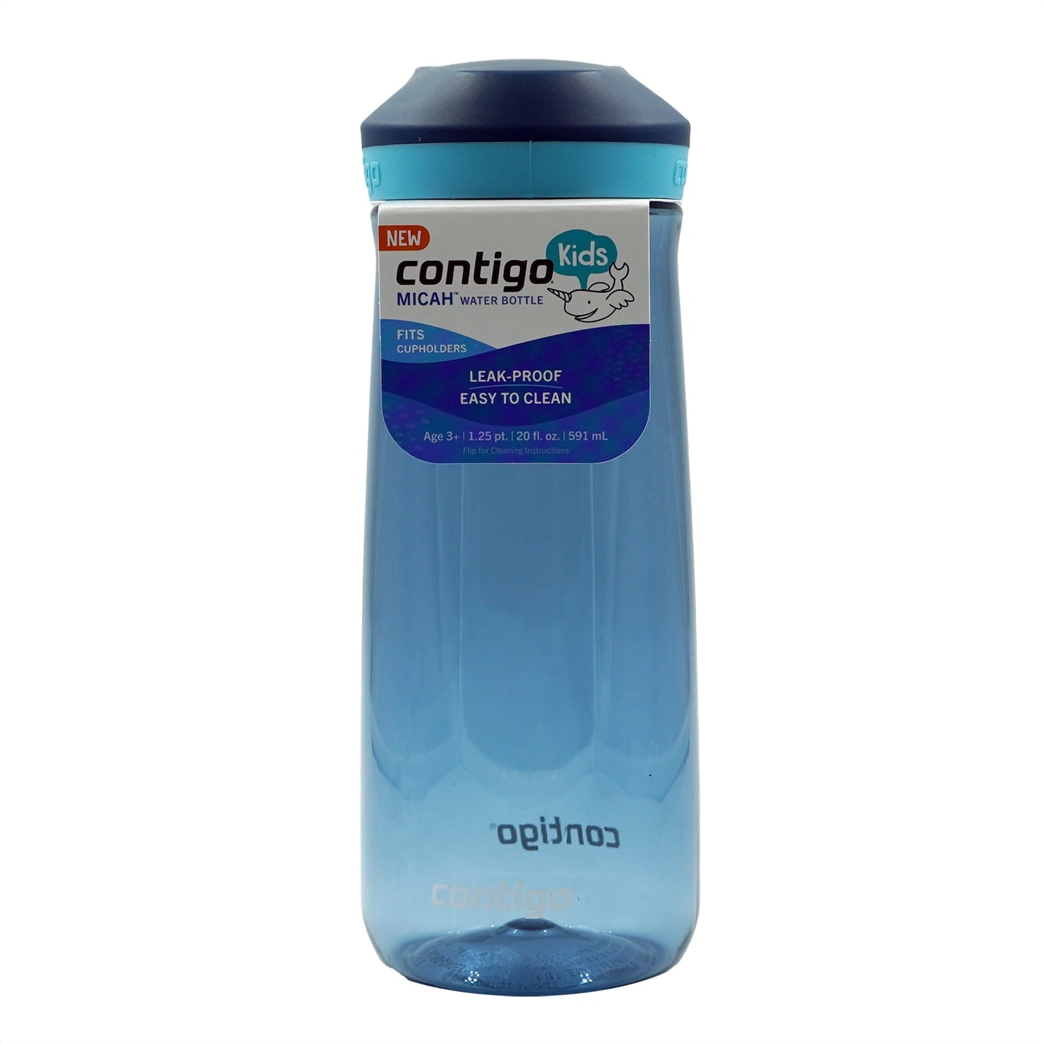 Contigo Kid's 20 oz. Micah Water Bottle w/ Simple Lid - Pineapple/Cool Lime - Pick 166