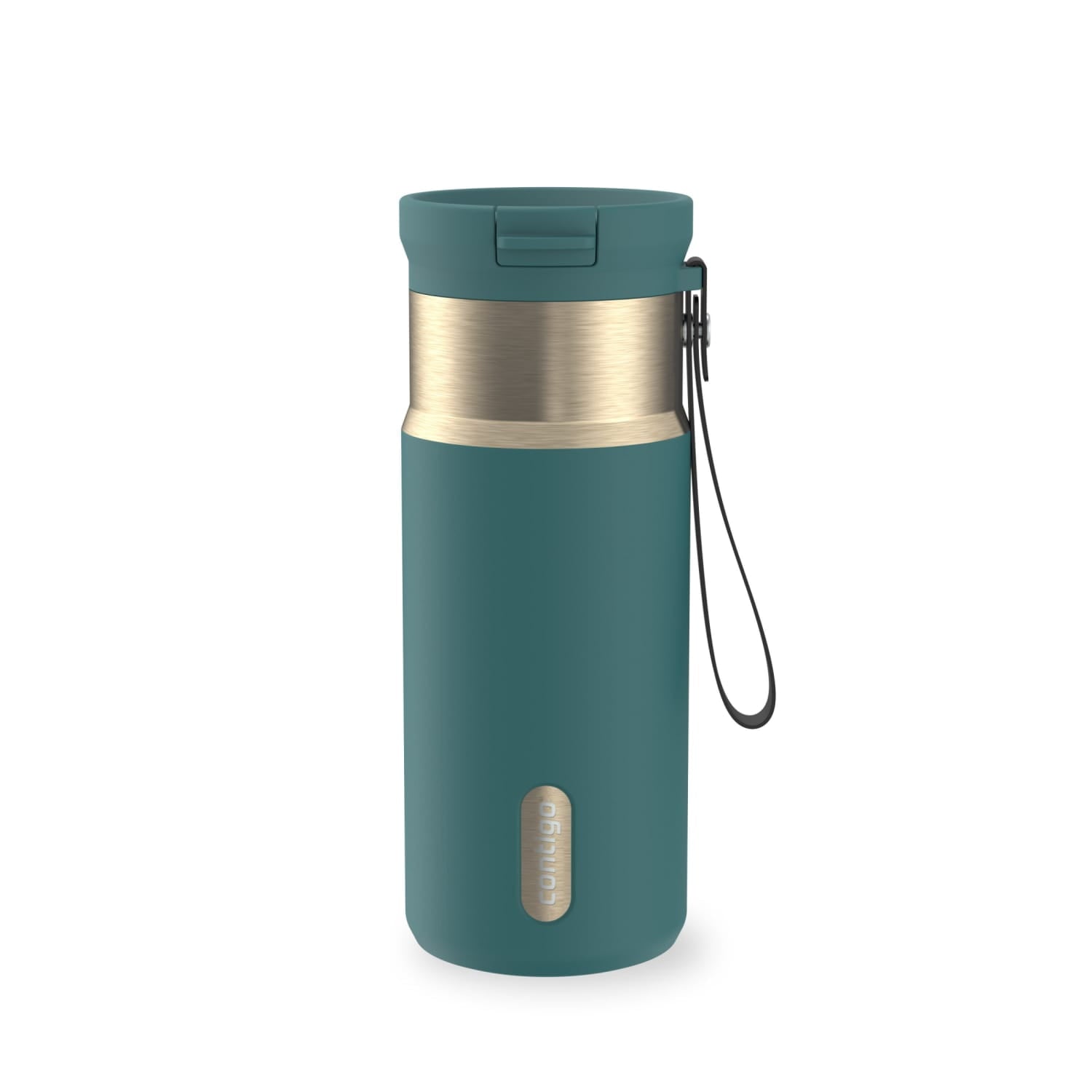 Contigo SnapSeal 16 oz Leakproof Stainless Steel Water Bottle with Carrying Strap - Pick 354